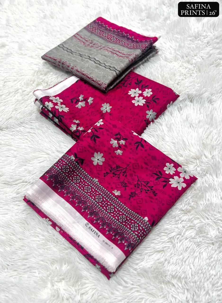 Safina Printed Lawn 3PC Suit 2026 | Original Summer Collection