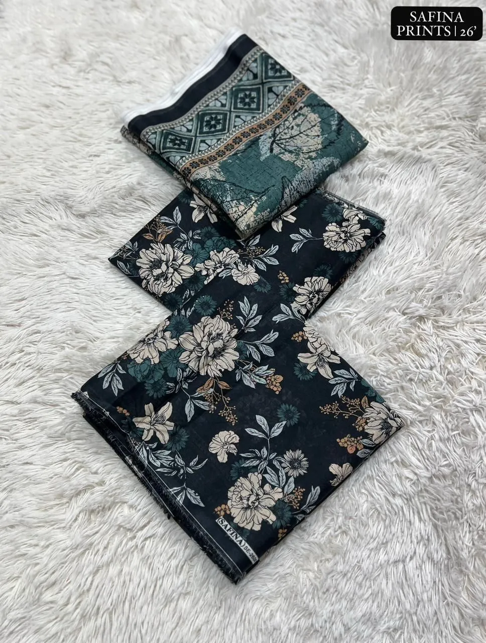 Safina Printed Lawn 3PC Suit 2026 | Original Summer Collection