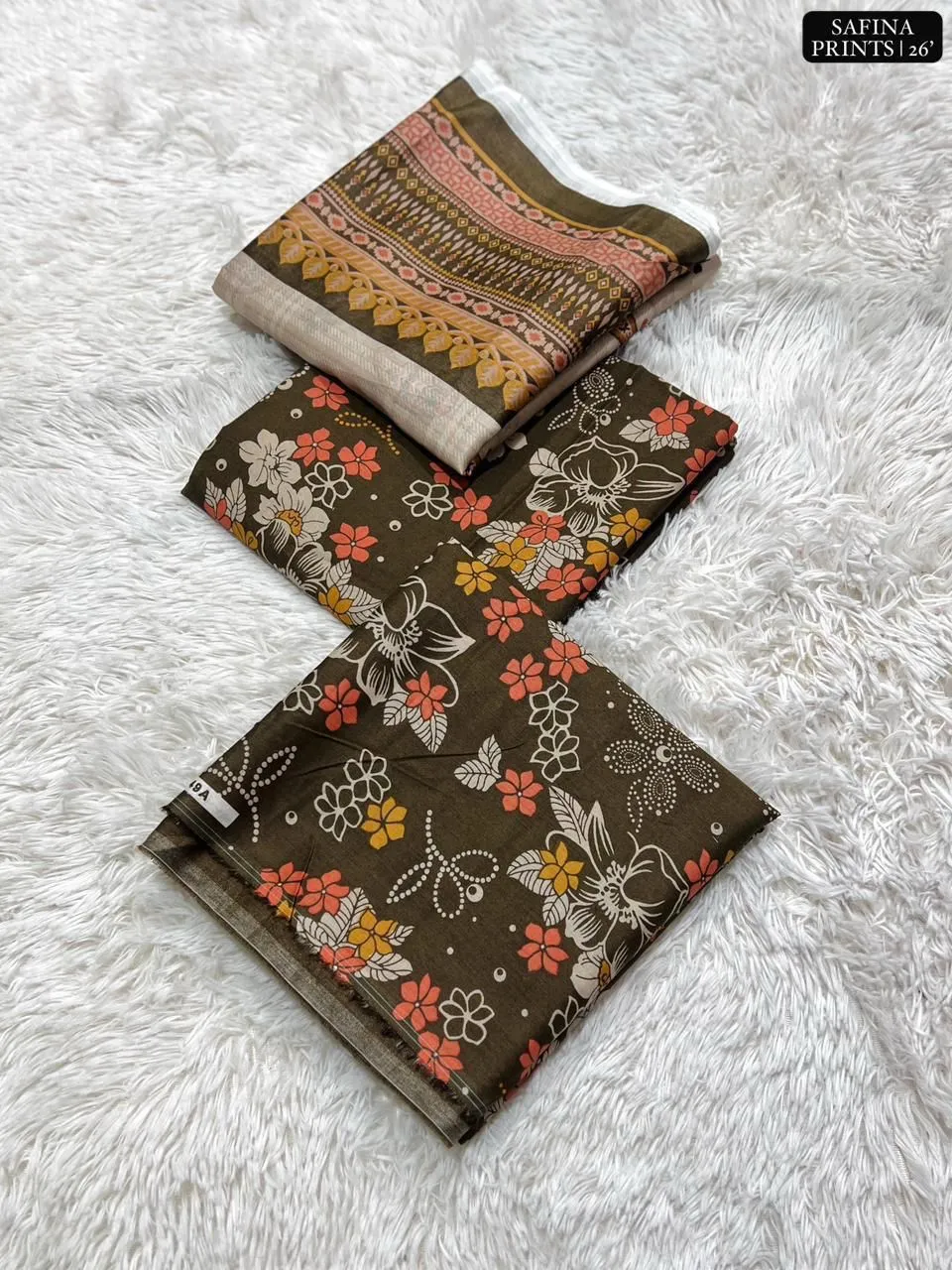 Safina Printed Lawn 3PC Suit 2026 | Original Summer Collection