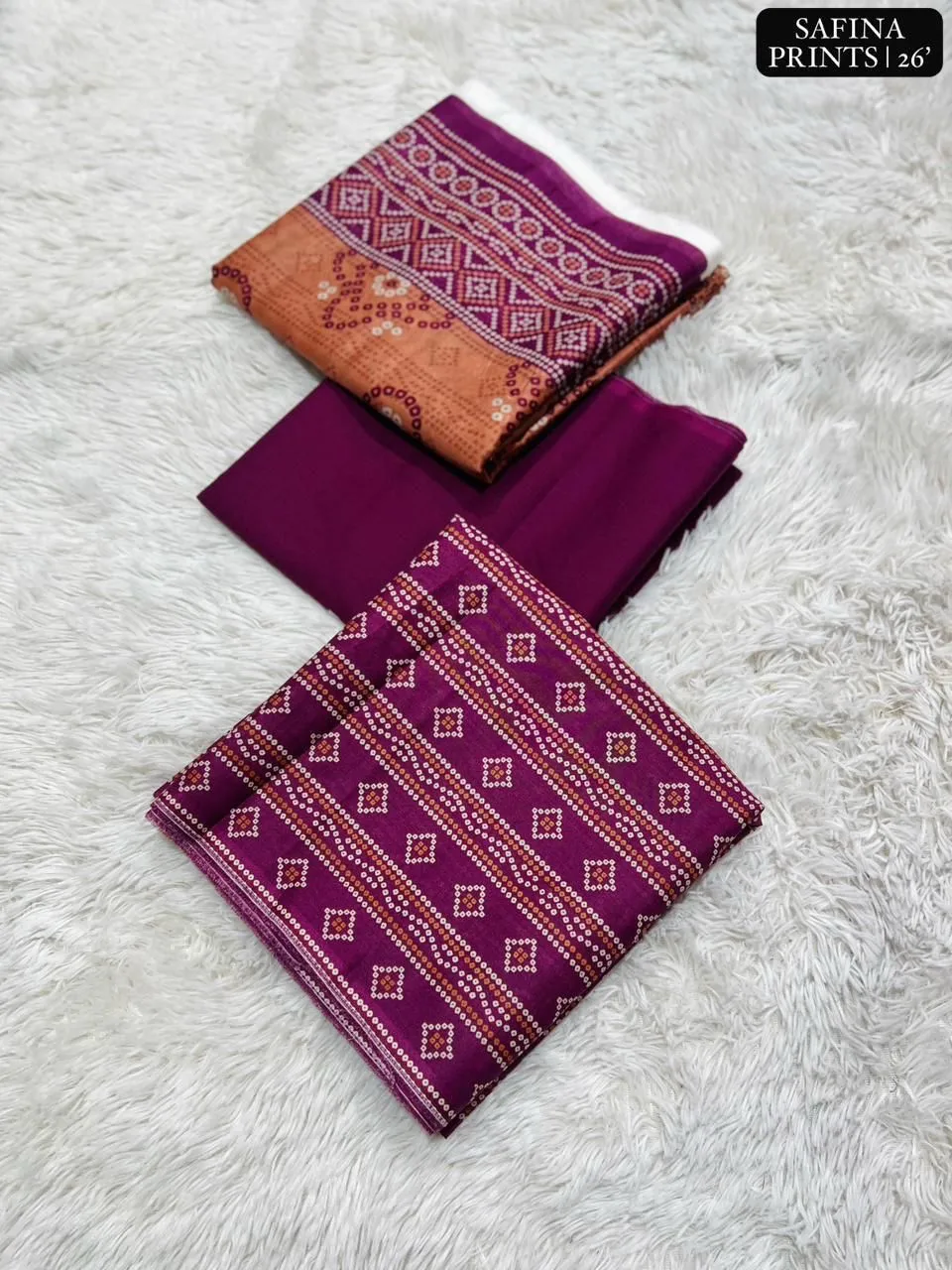 Safina Printed Lawn 3PC Suit 2026 | Original Summer Collection
