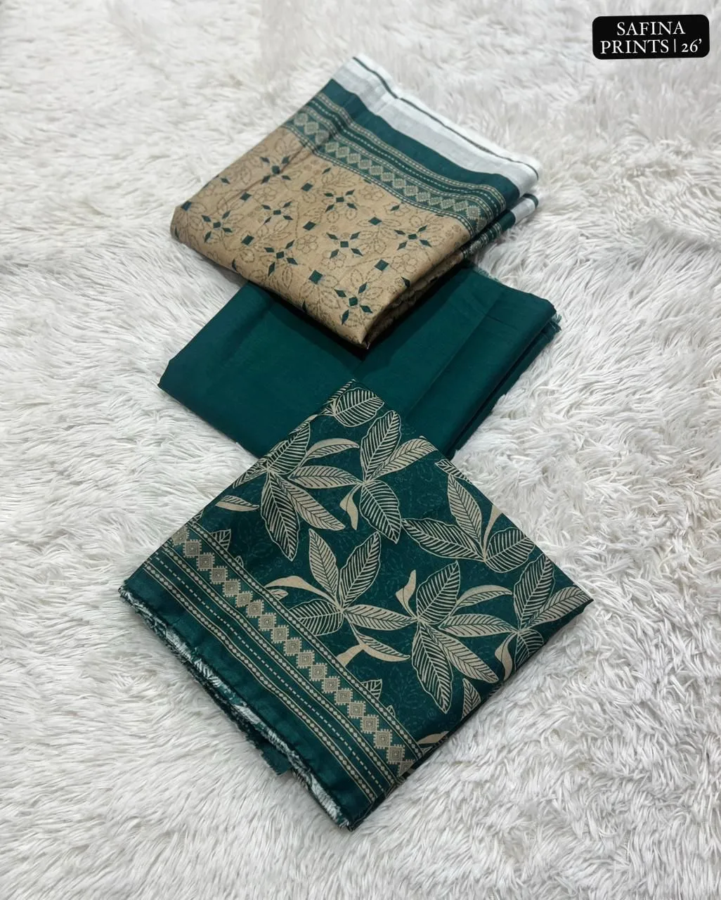 Safina Printed Lawn 3PC Suit 2026 | Original Summer Collection