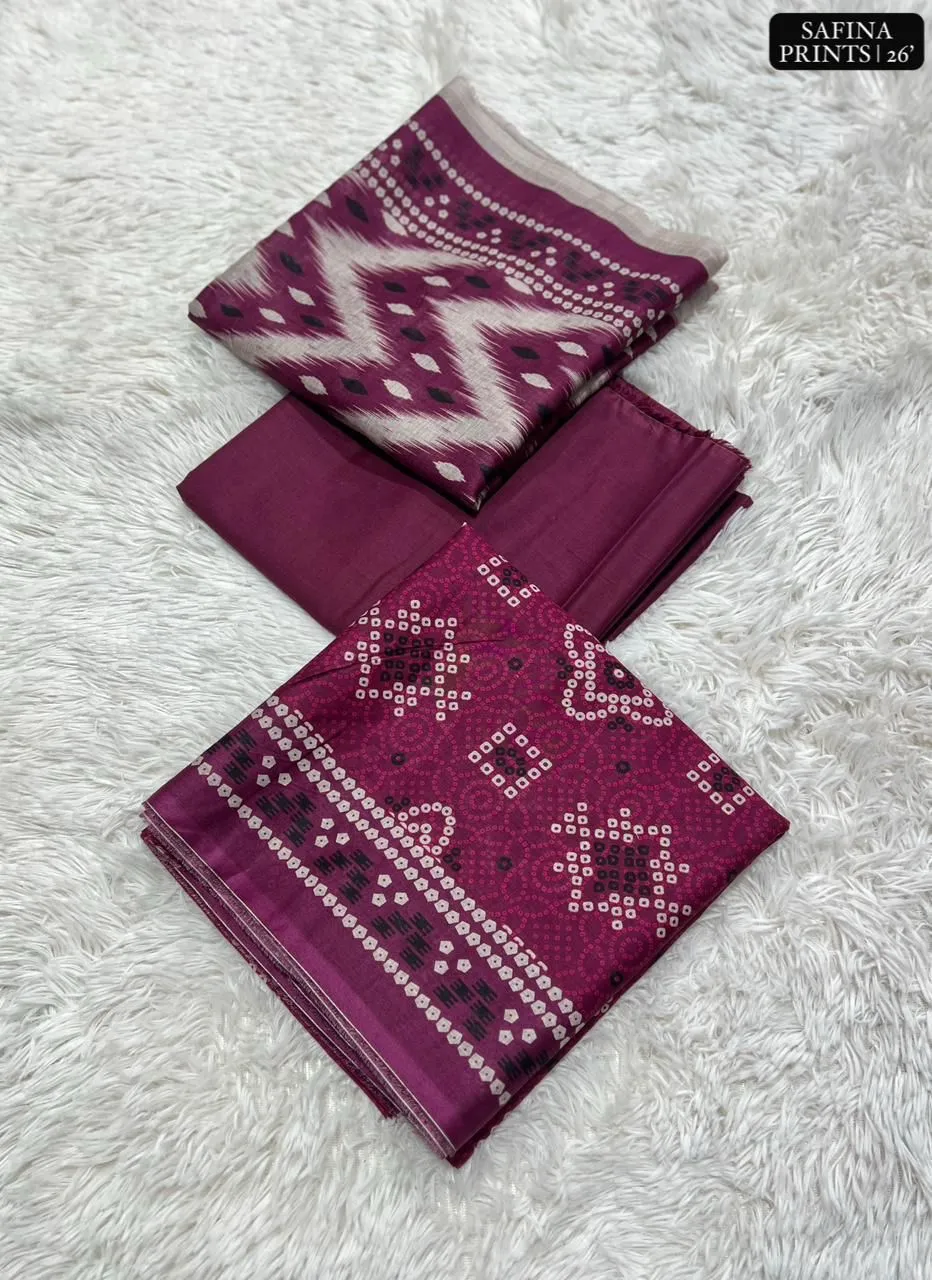 Safina Printed Lawn 3PC Suit 2026 | Original Summer Collection