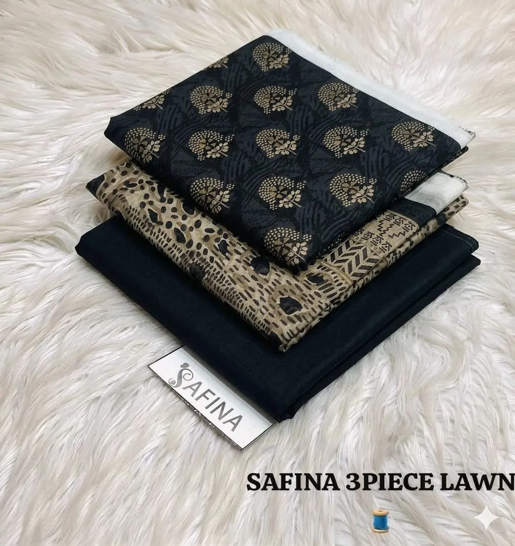 Safina Printed Lawn 3PC Suit 2026 | Original Summer Collection