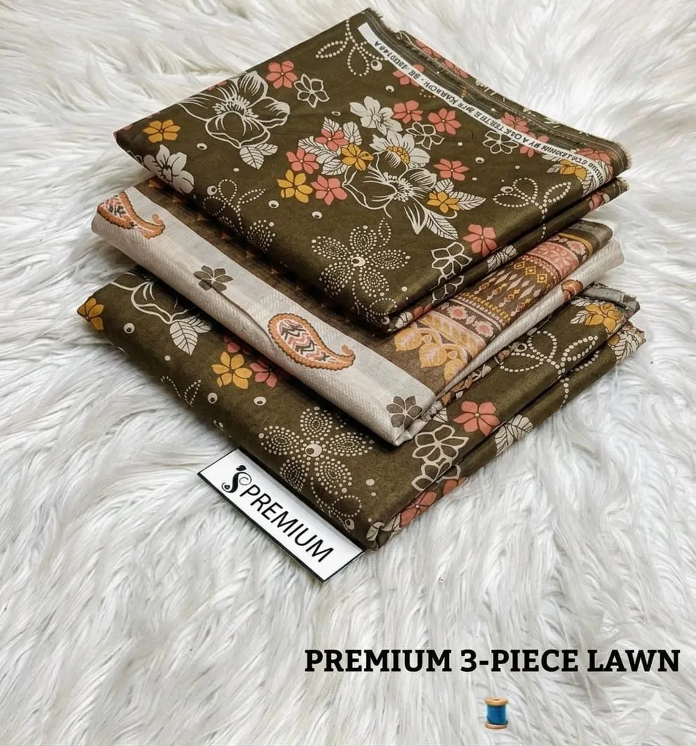 Safina Printed Lawn 3PC Suit 2026 | Original Summer Collection