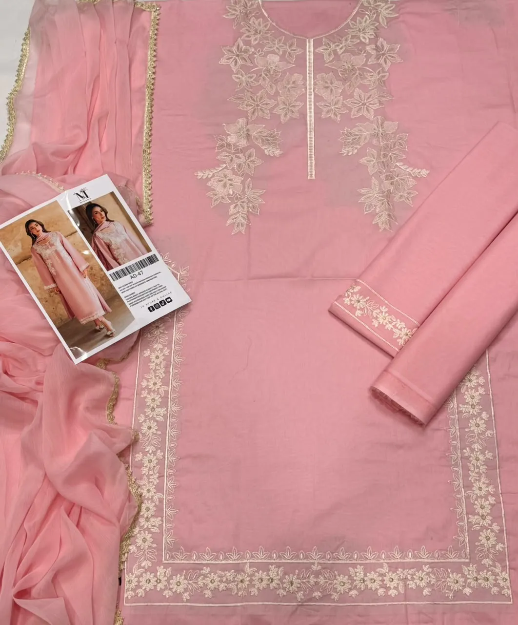 Mirana Embroidered Lawn 3PC Suit 2026 | Summer Casual Collection