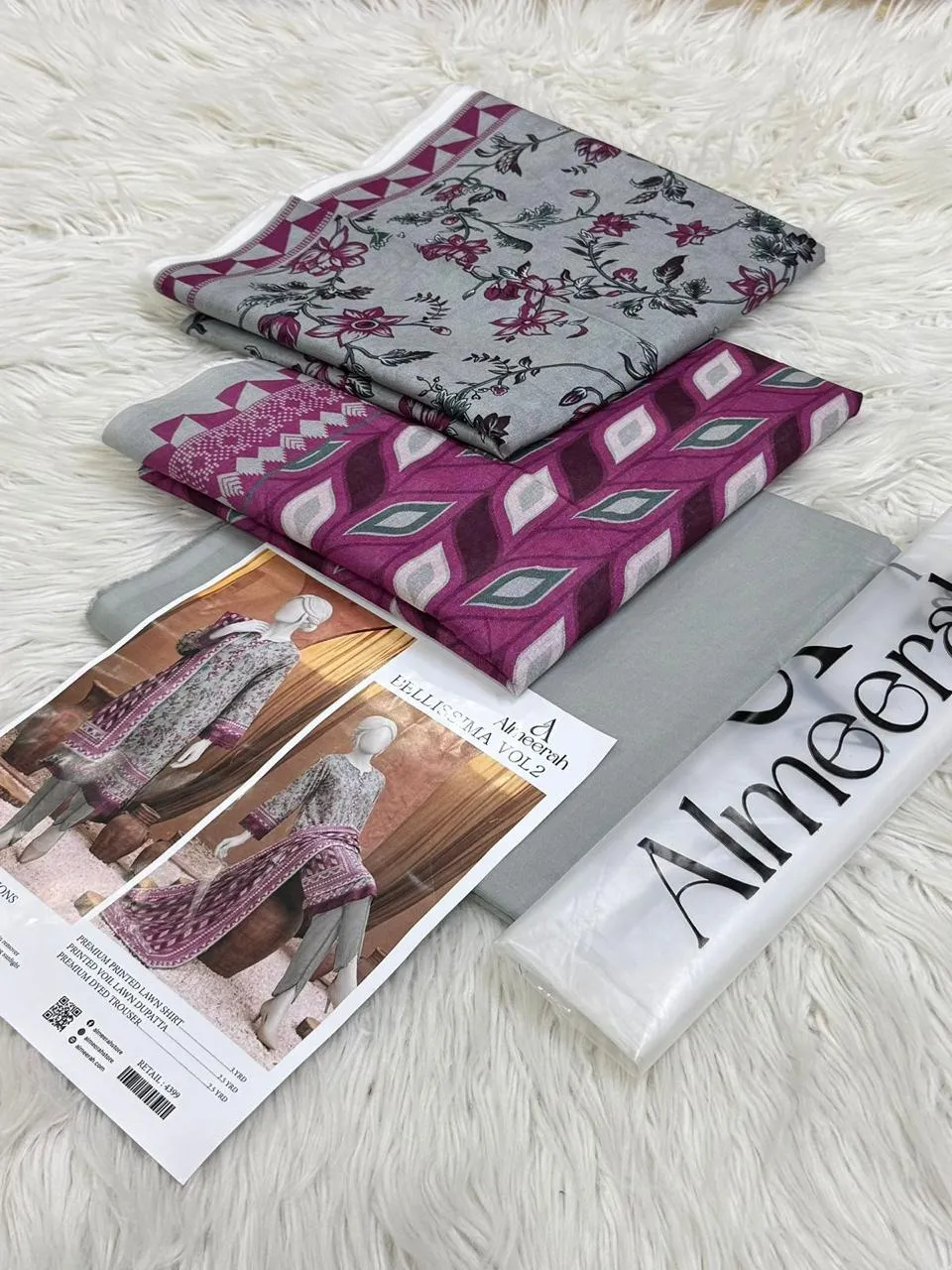 Almeerah Lawn 3PC Collection Vol 2 2026 | Printed Summer Suit