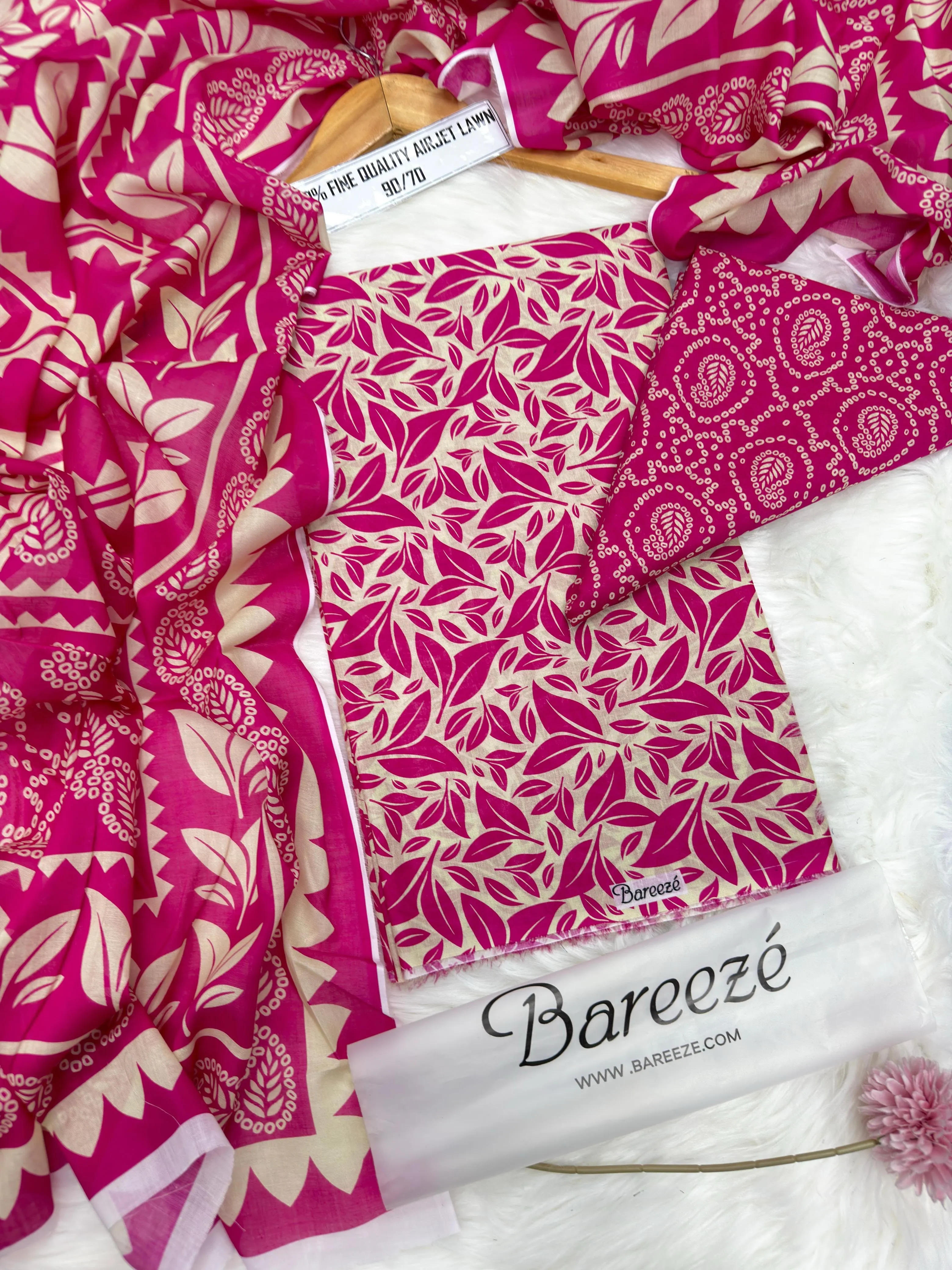 Bareeze Prints Lawn 3PC Suit 2026 | Printed Lawn Shirt Trouser Dupatta Collection