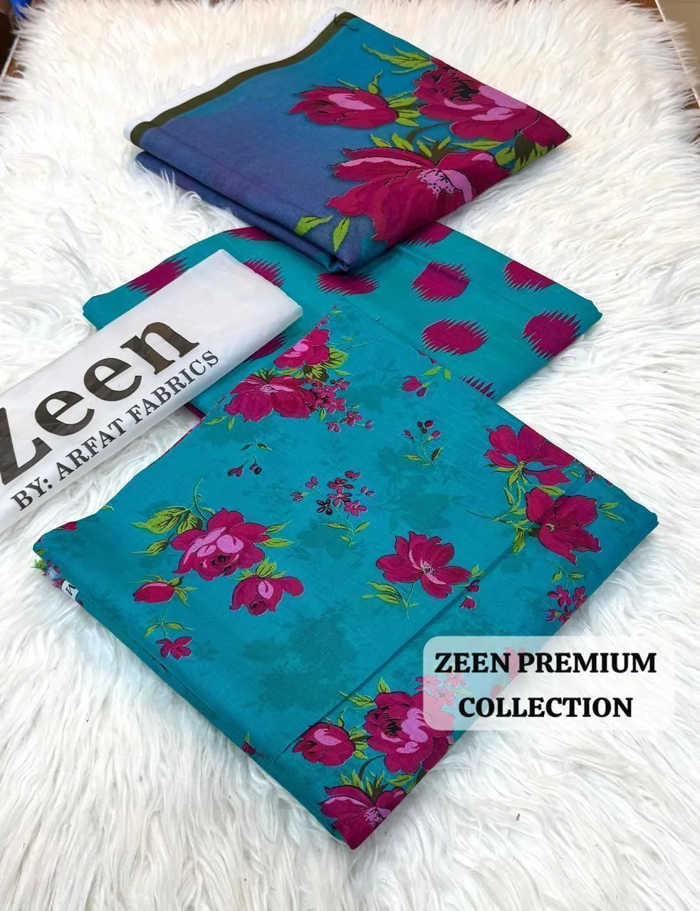 Zeen Doria Lawn 3PC Suit 2026 (9)