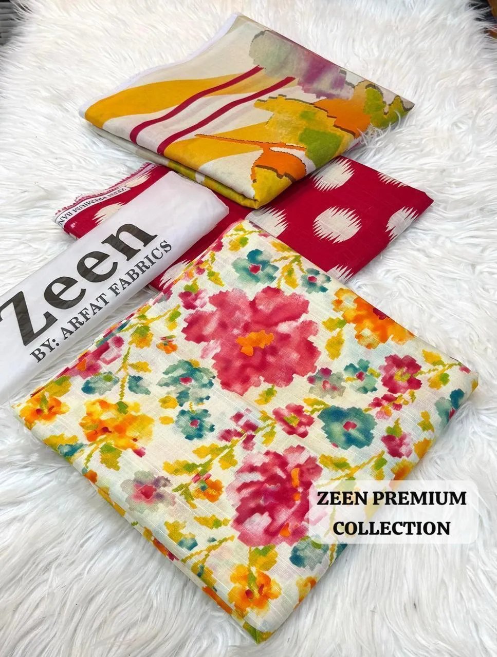 Zeen Doria Lawn 3PC Suit 2026 (4)