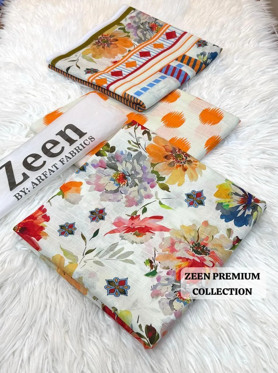 Zeen Doria Lawn 3PC Suit 2026 (3)
