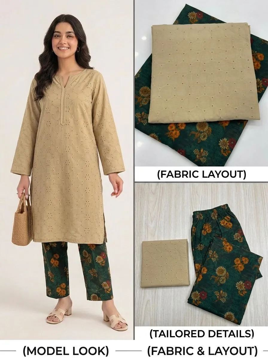 Chikankari Lawn 2PC Suit 2026 (11)