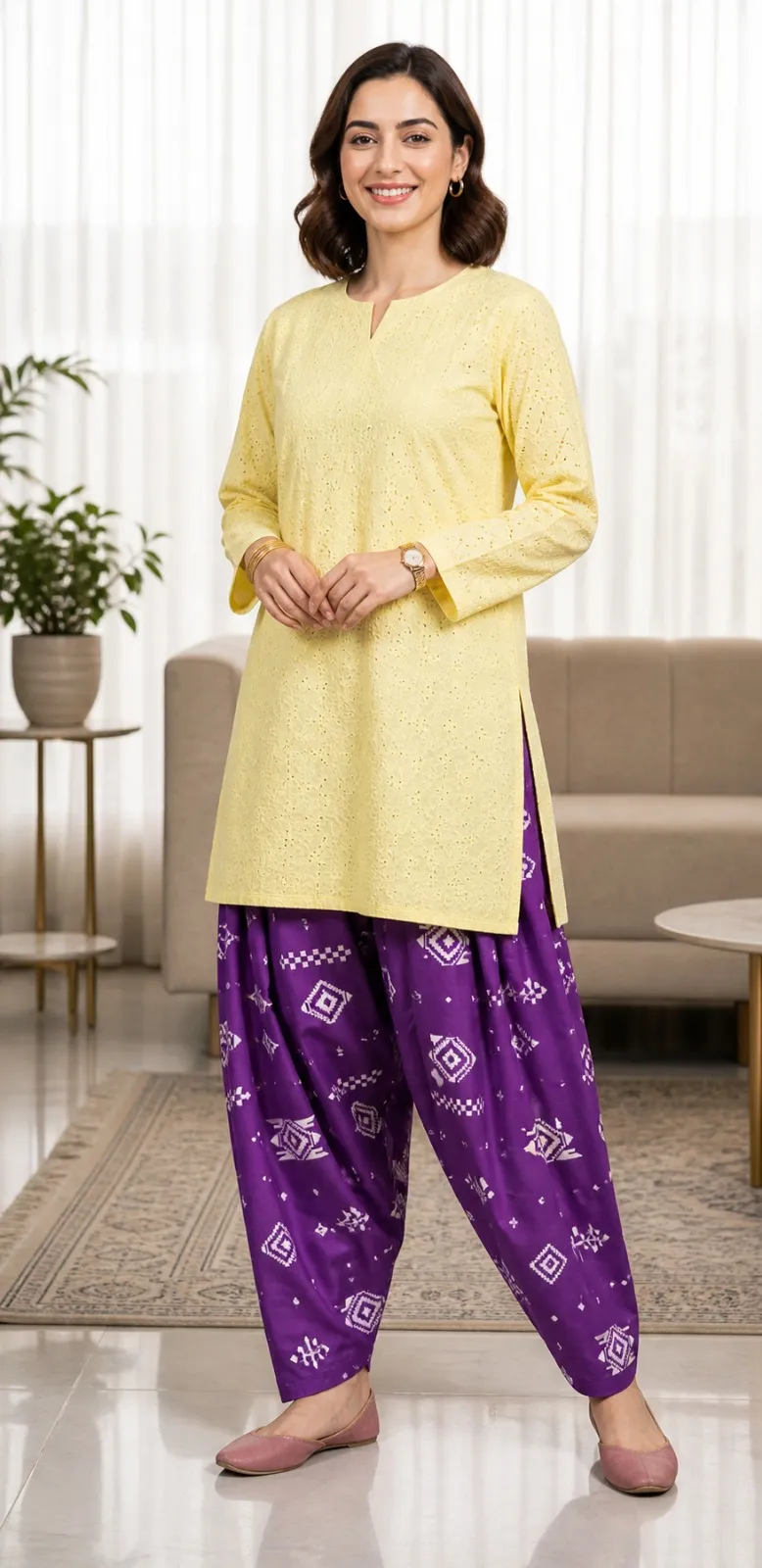 Chikankari Lawn 2PC Suit 2026 (5)