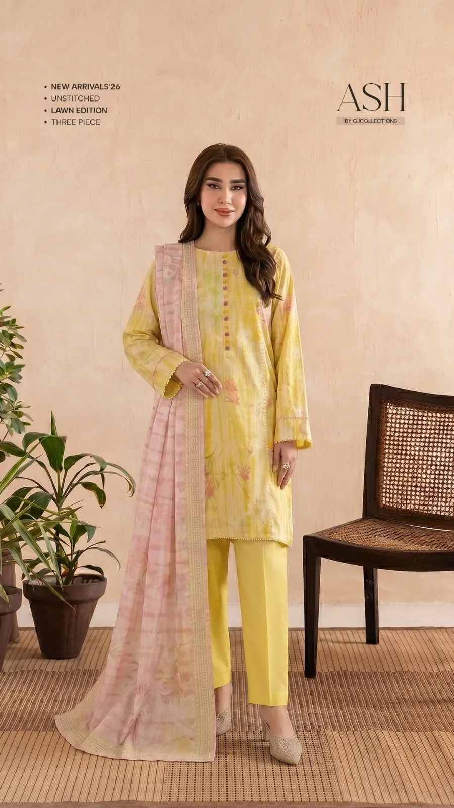 ASH by Gull Jee 3PC Lawn Suit | Summer Collection 2026