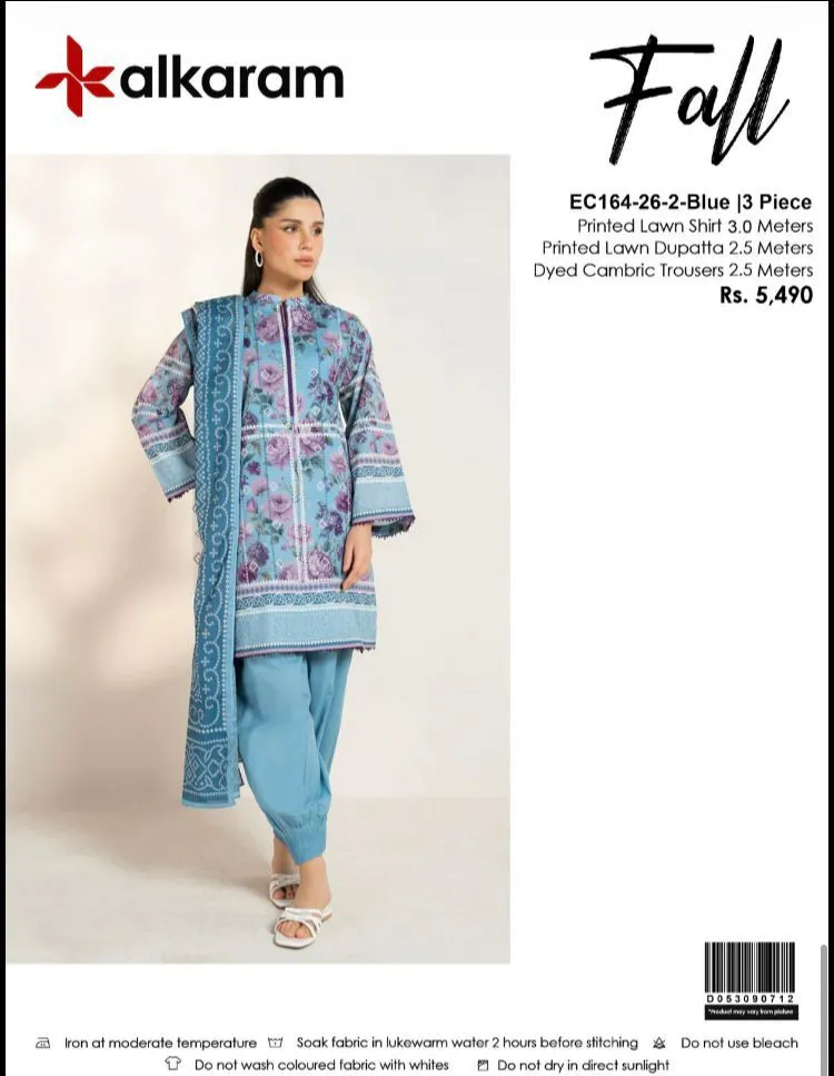 Alkaram Lawn 3PC Suit Collection 2026 (25)