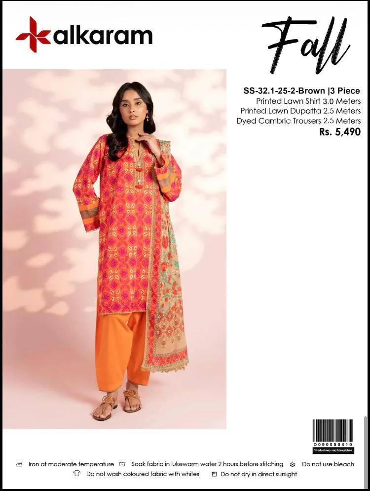 Alkaram Lawn 3PC Suit Collection 2026 (23)