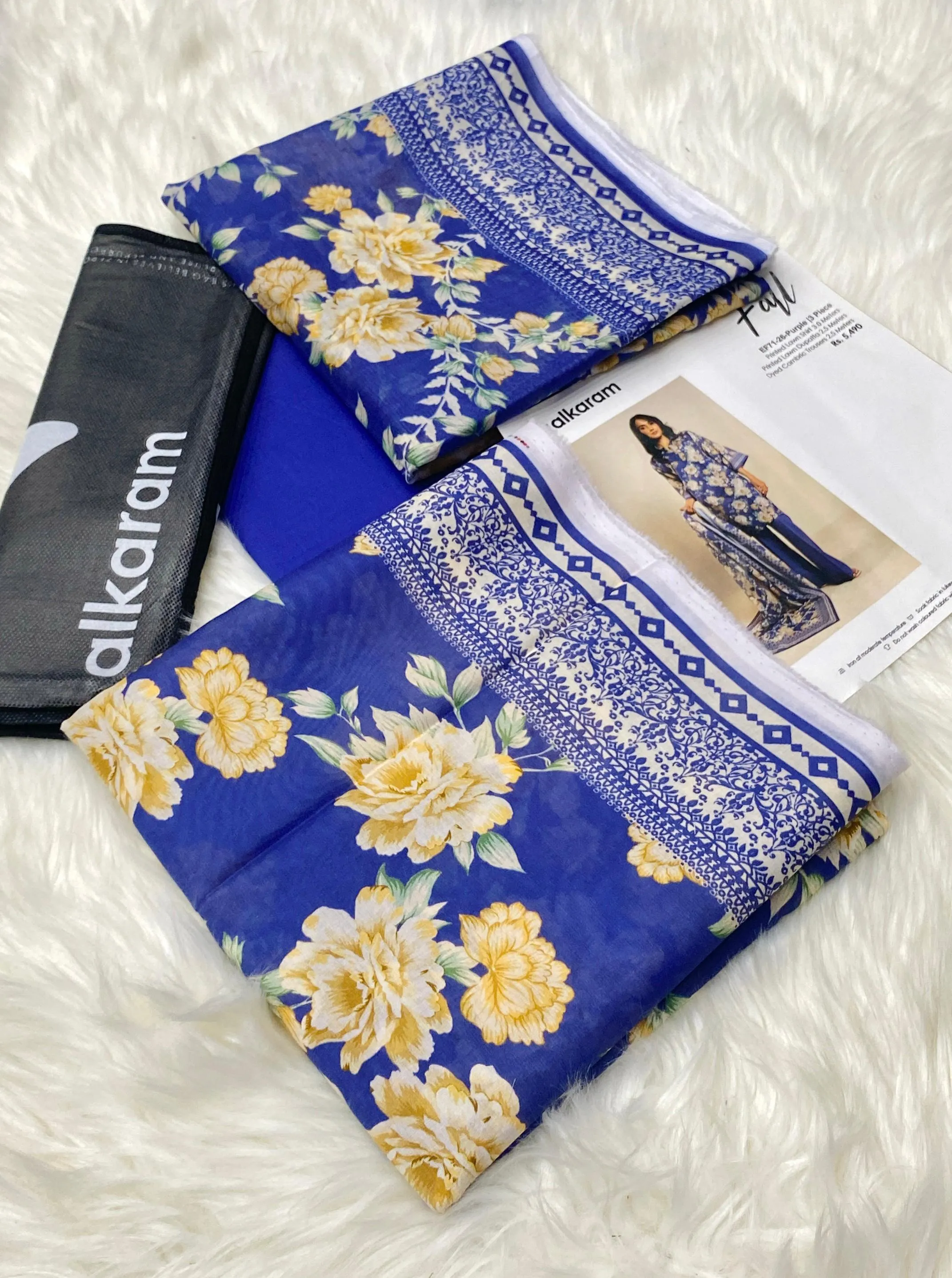 Alkaram Lawn 3PC Suit Collection 2026 (14)