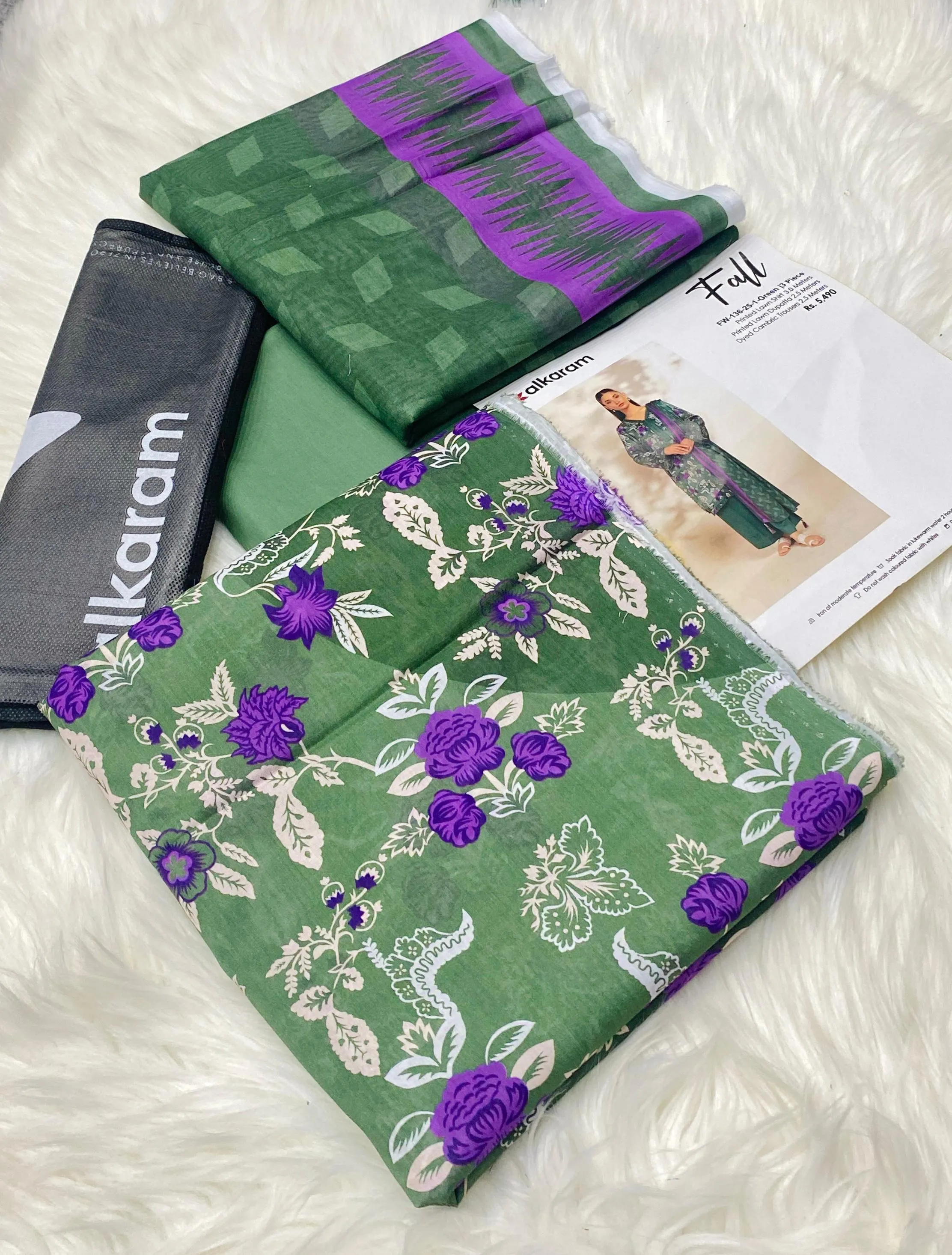 Alkaram Lawn 3PC Suit Collection 2026 (12)