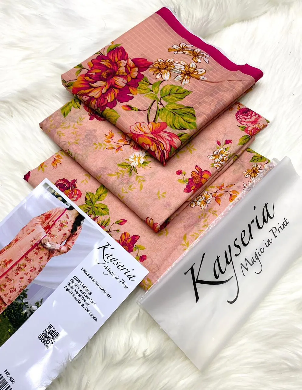 Kayseria Lawn 3PC Suit 2026 (4)