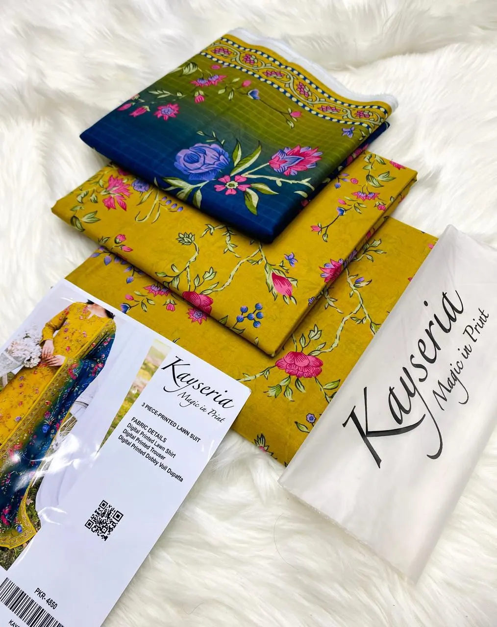 Kayseria Lawn 3PC Suit 2026 (3)