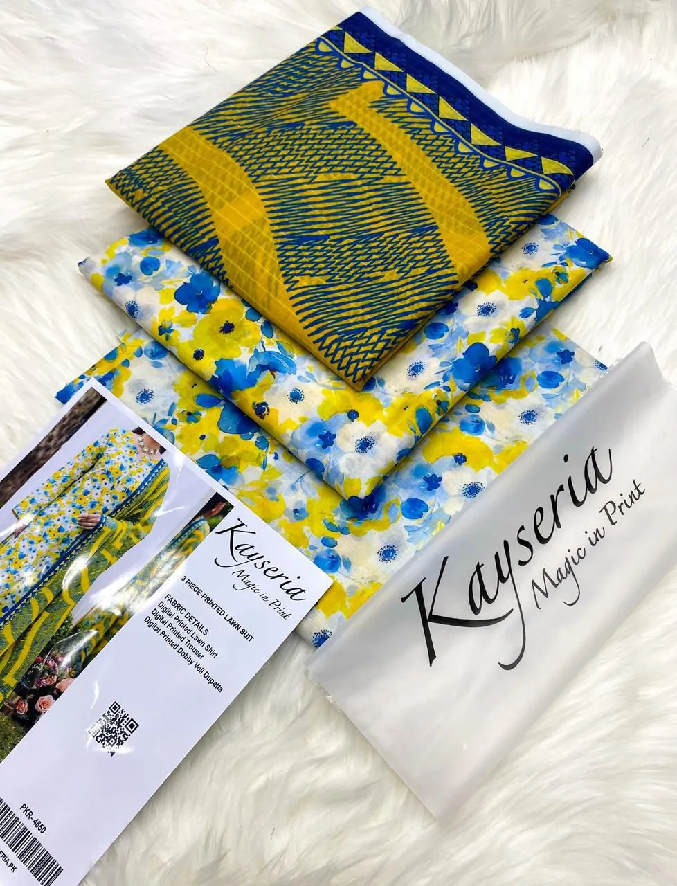 Kayseria Lawn 3PC Digital Printed Suit 2026 | Latest Summer Collection