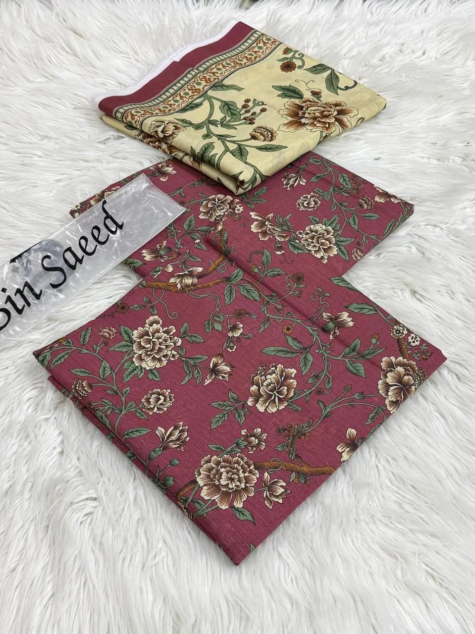 Bin Saeed Lawn 3PC Suit (24)