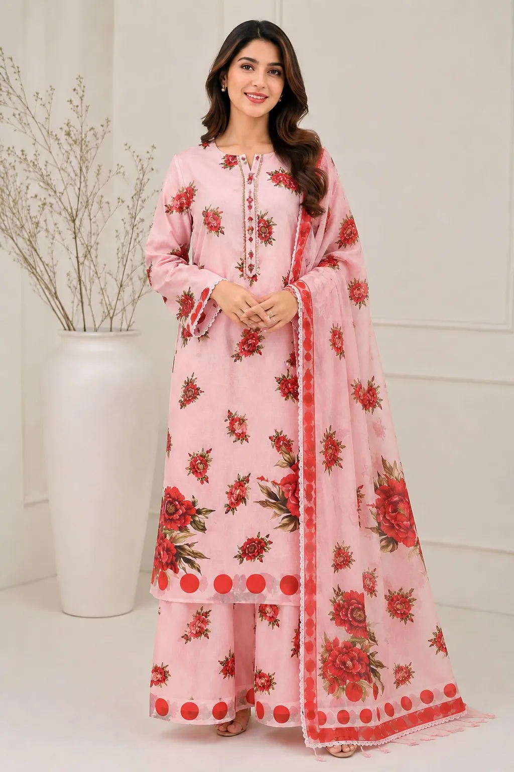Allover Printed Lawn Suit 3PC (18)