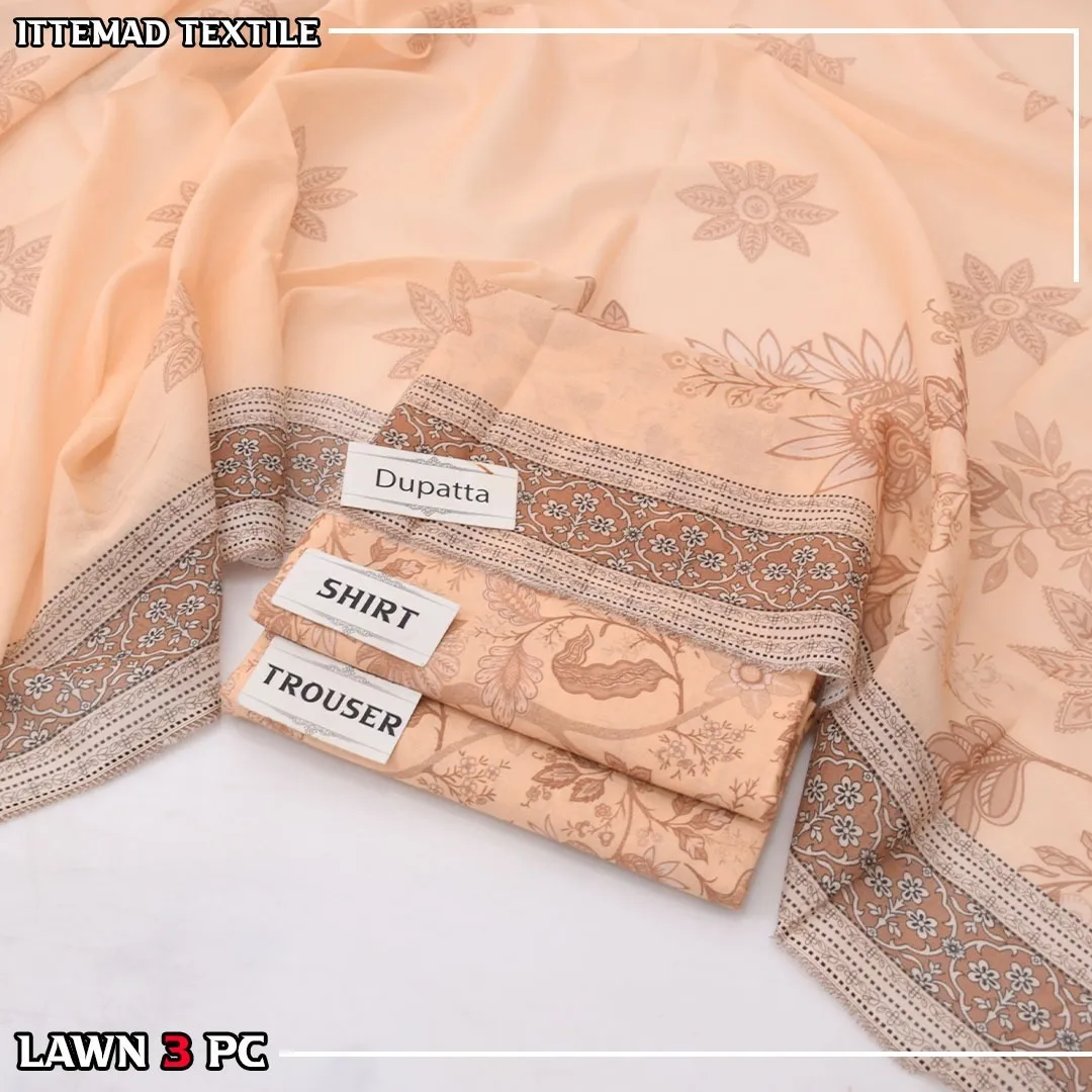 Allover Printed Lawn Suit 3PC (9)
