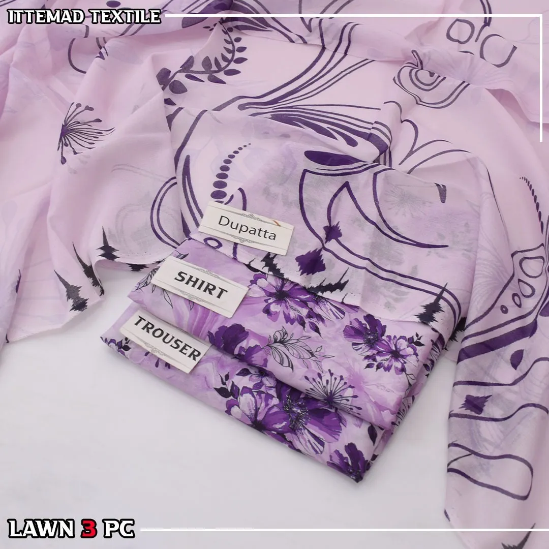 Allover Printed Lawn Suit 3PC (7)