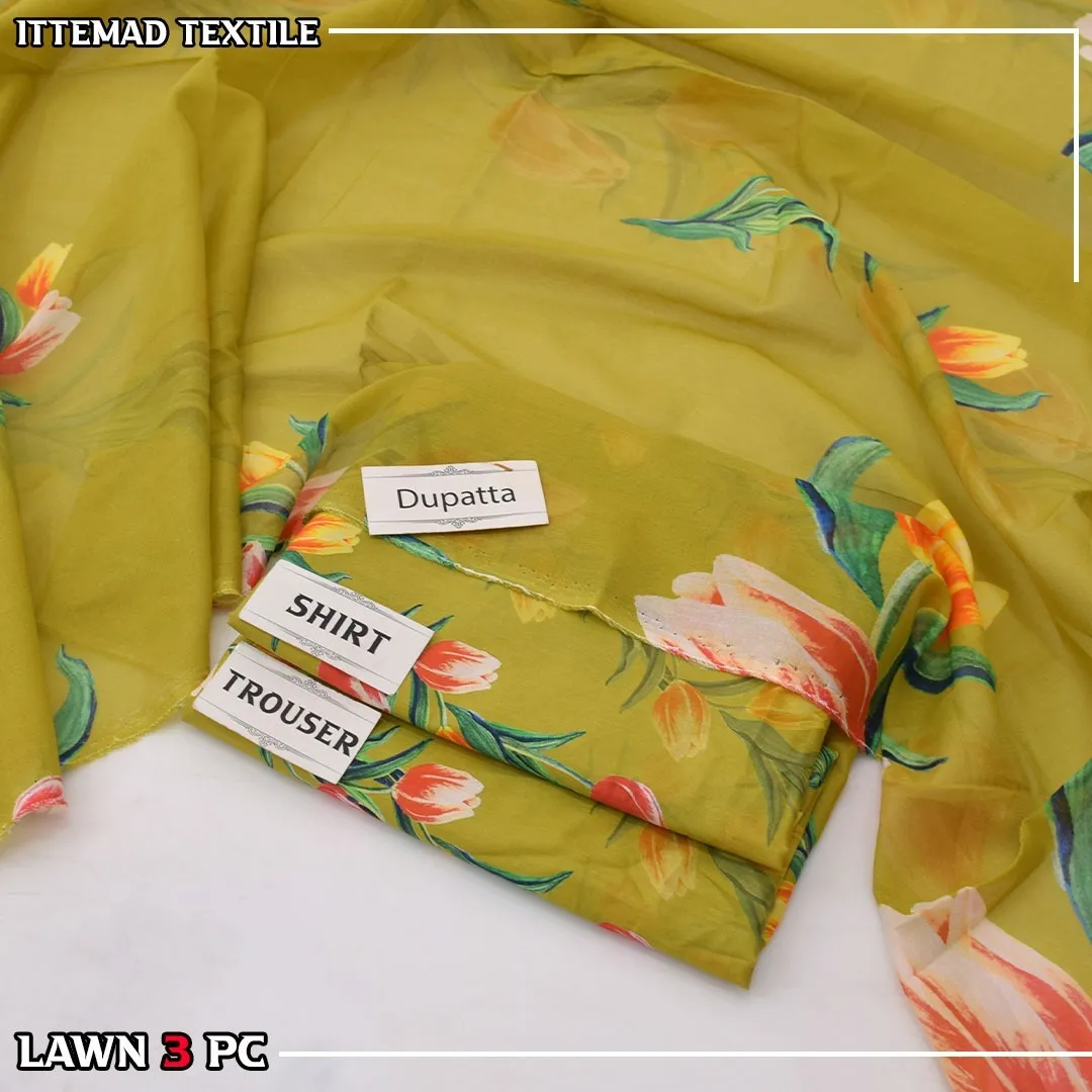 Allover Printed Lawn Suit 3PC (4)