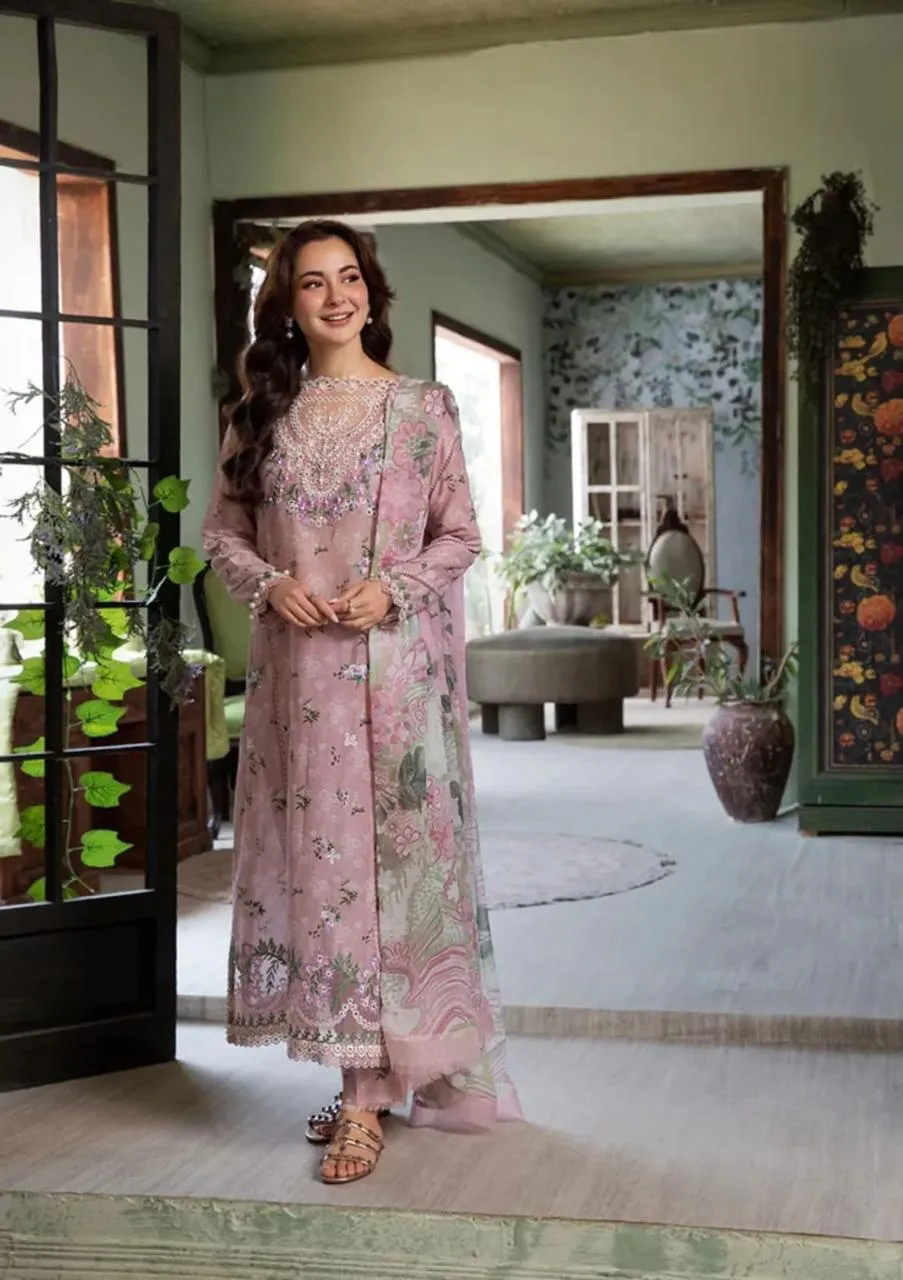 Printed Lawn Embroidered 3PC Suit | Summer Collection 2026