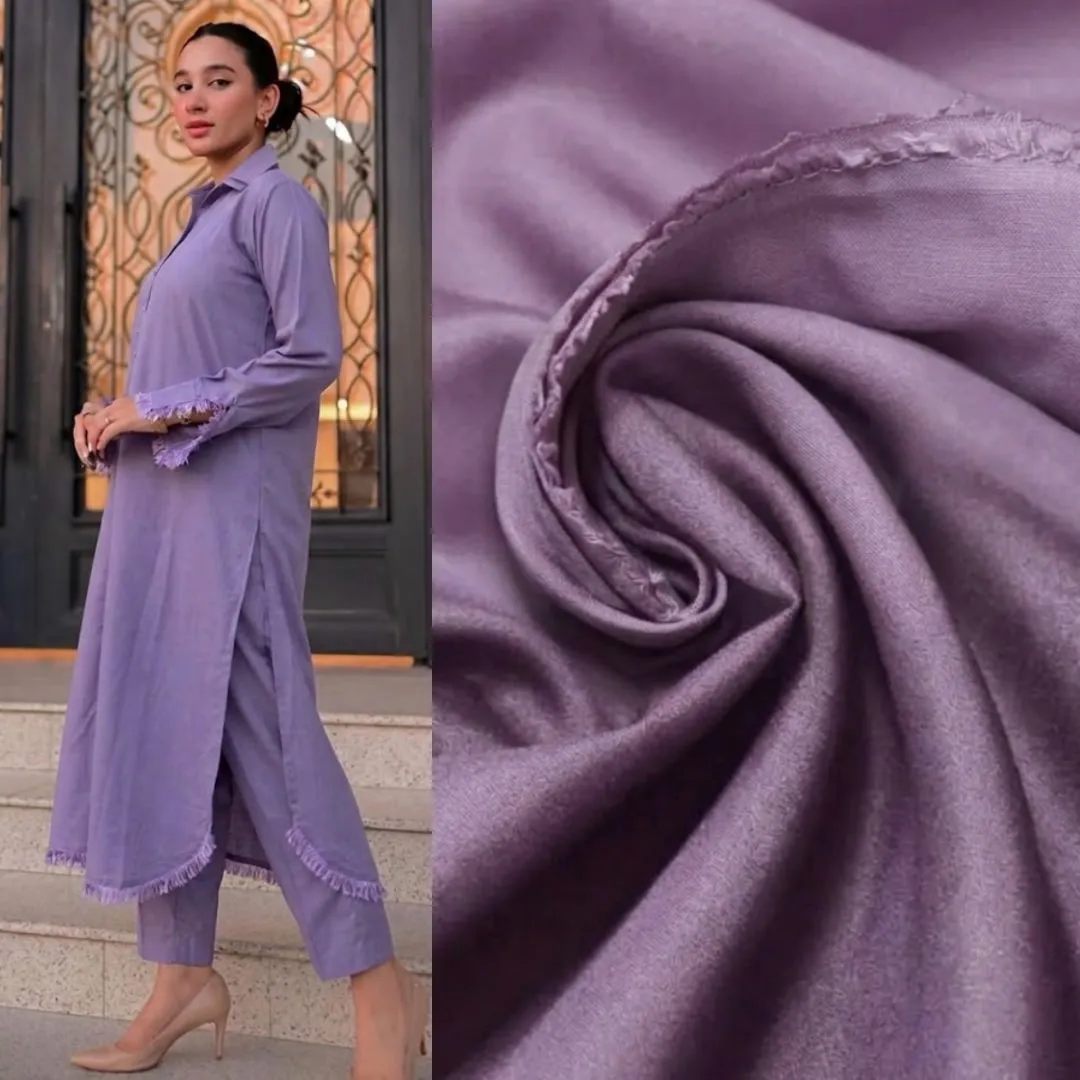 Gul Ahmed Plain Lawn Suit (2)