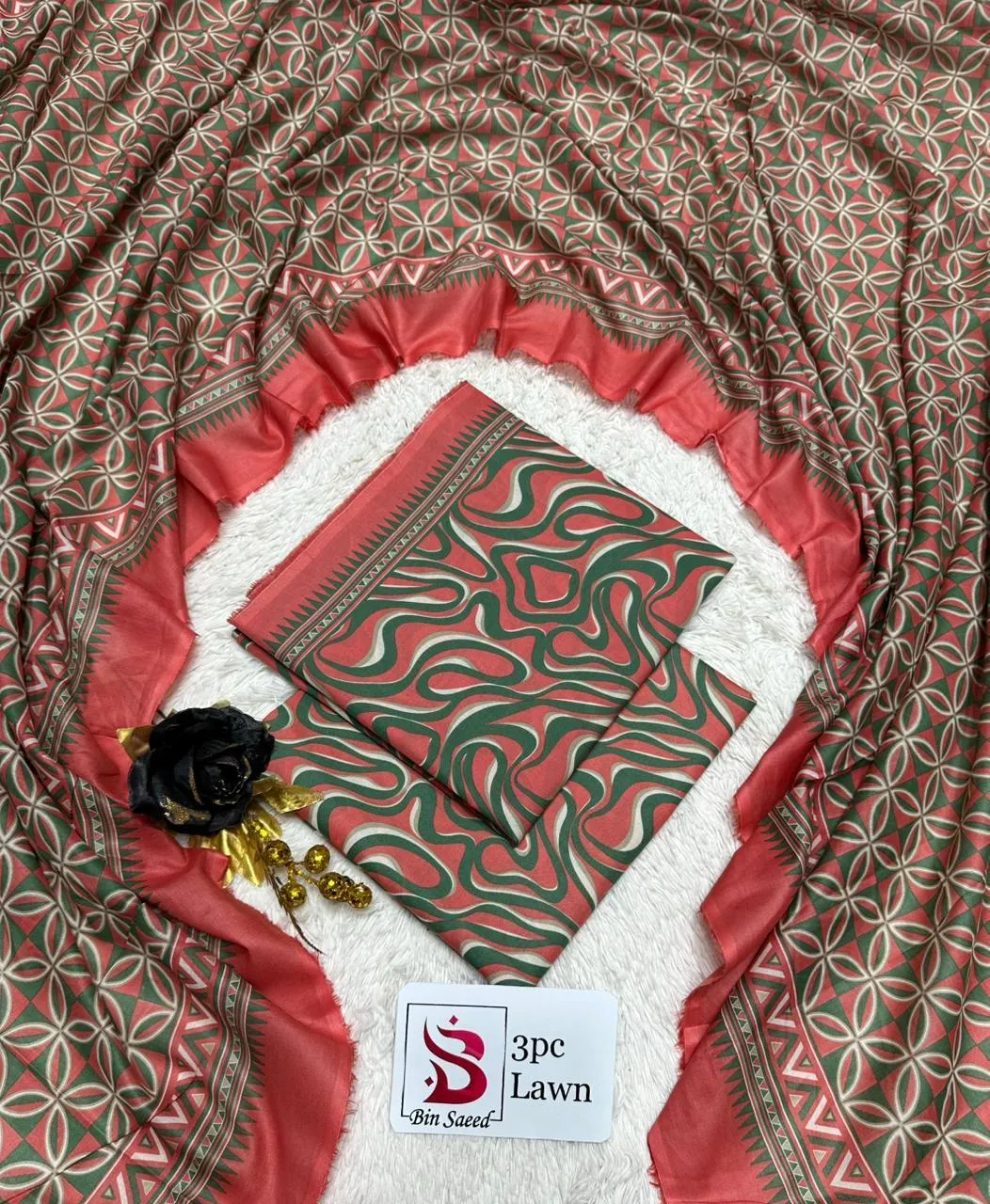BIN SAEED Lawn 3PC Collection (25)