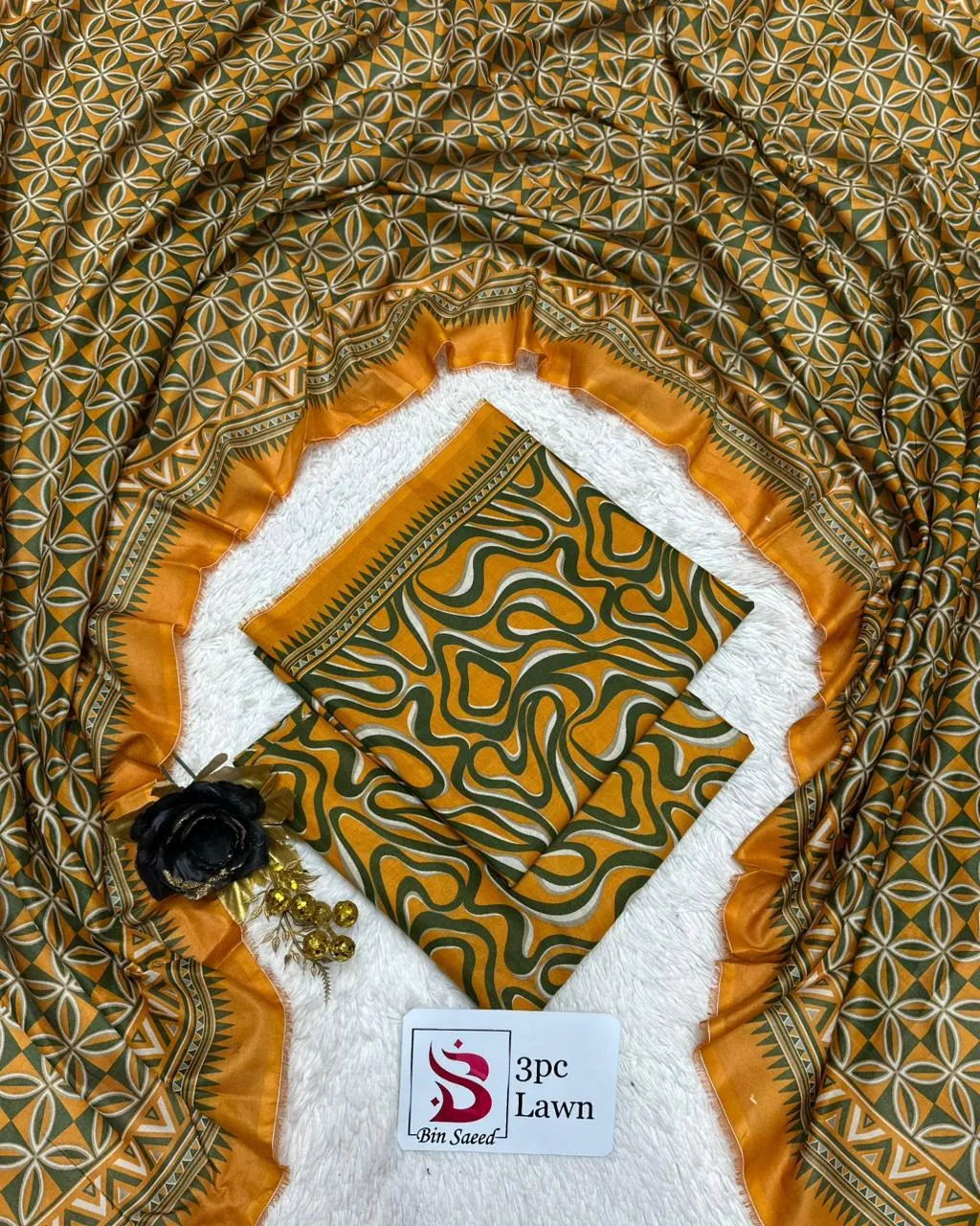 BIN SAEED Lawn 3PC Collection (24)