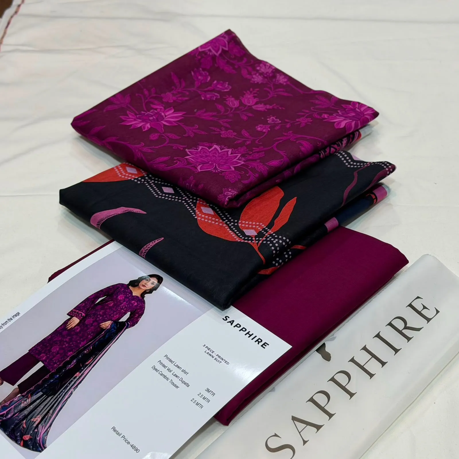 SAPPHIRE Printed Lawn Suit (11)