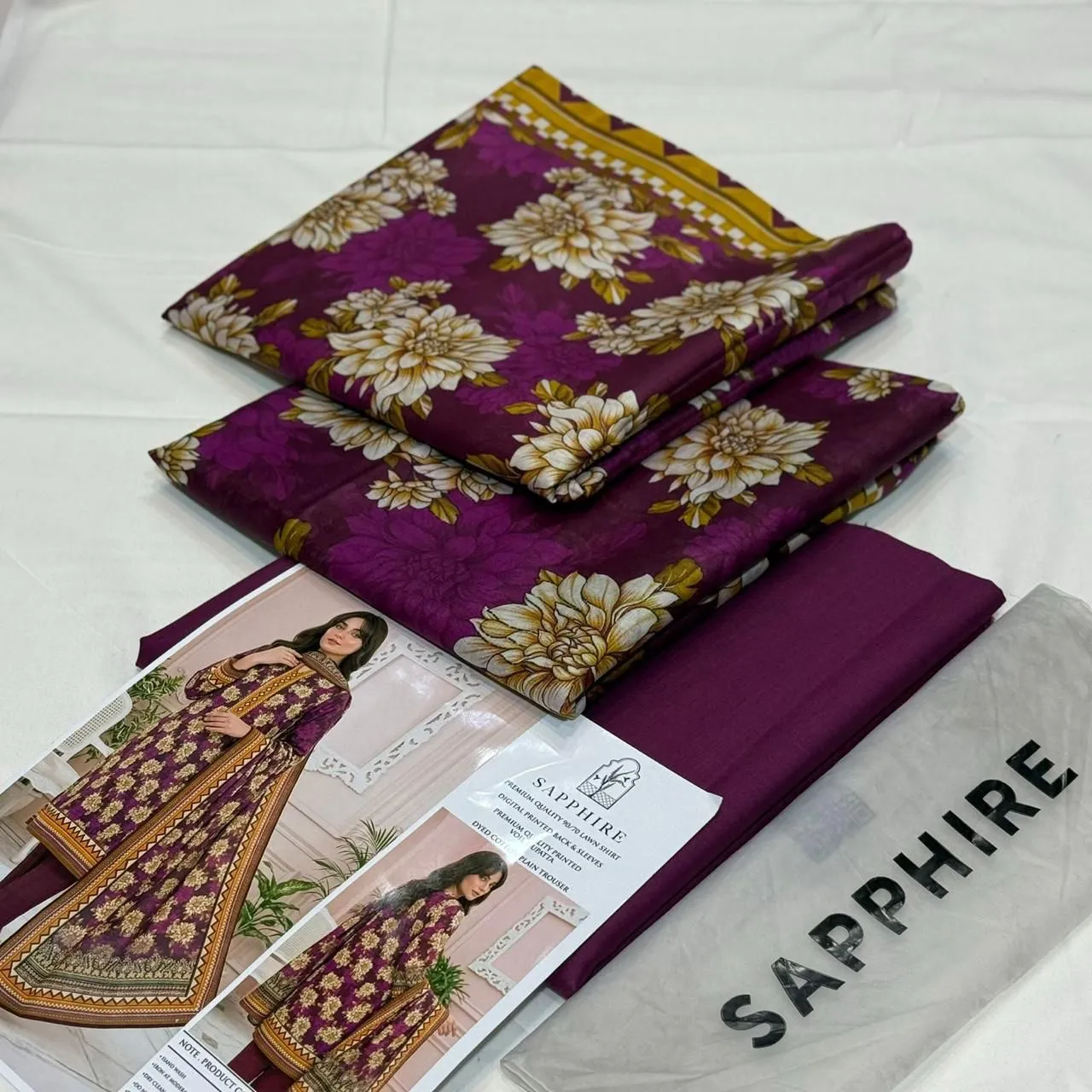SAPPHIRE Printed Lawn Suit (10)