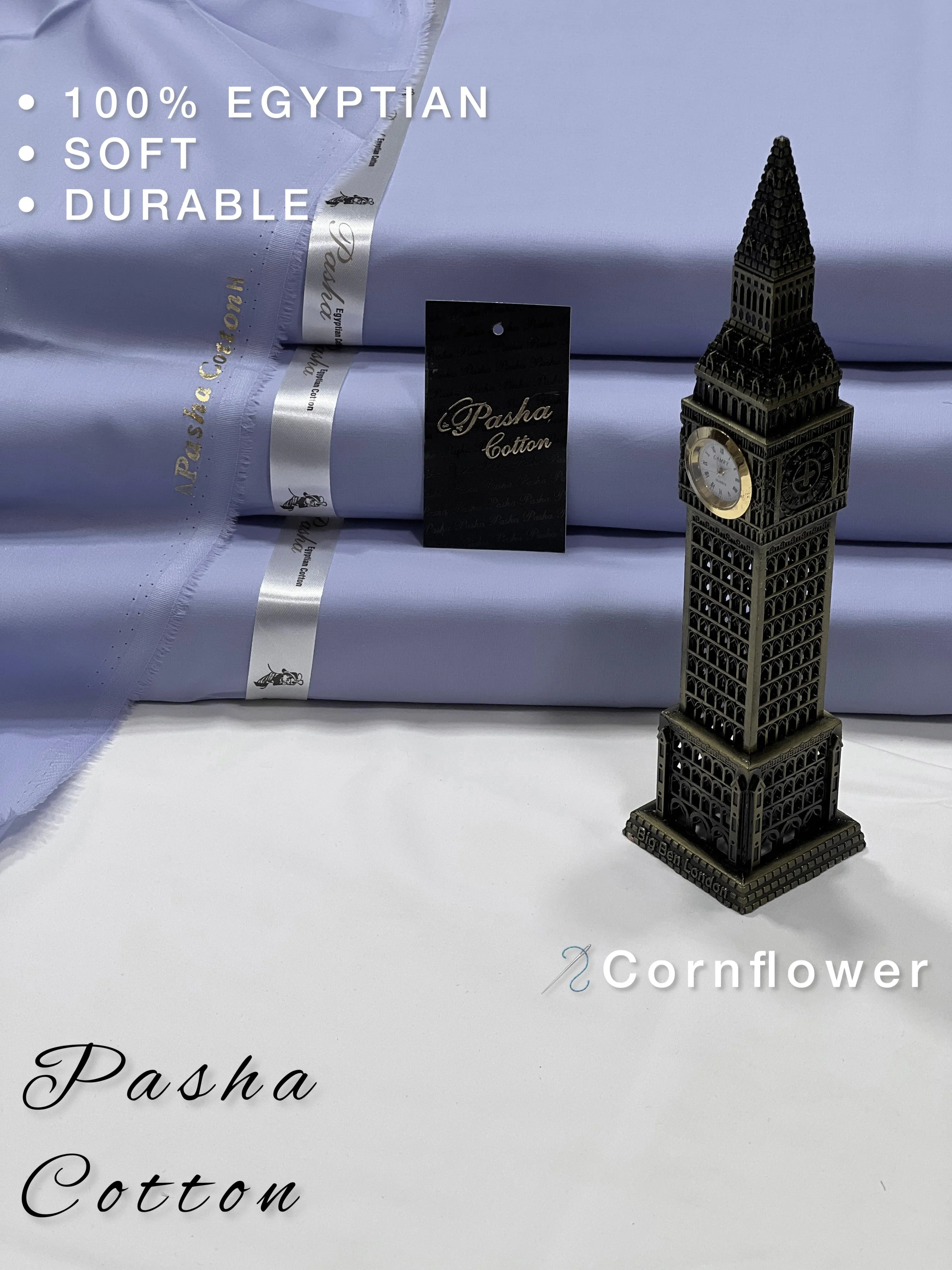 PASHA Men’s Luxury Summer Collection cornflower