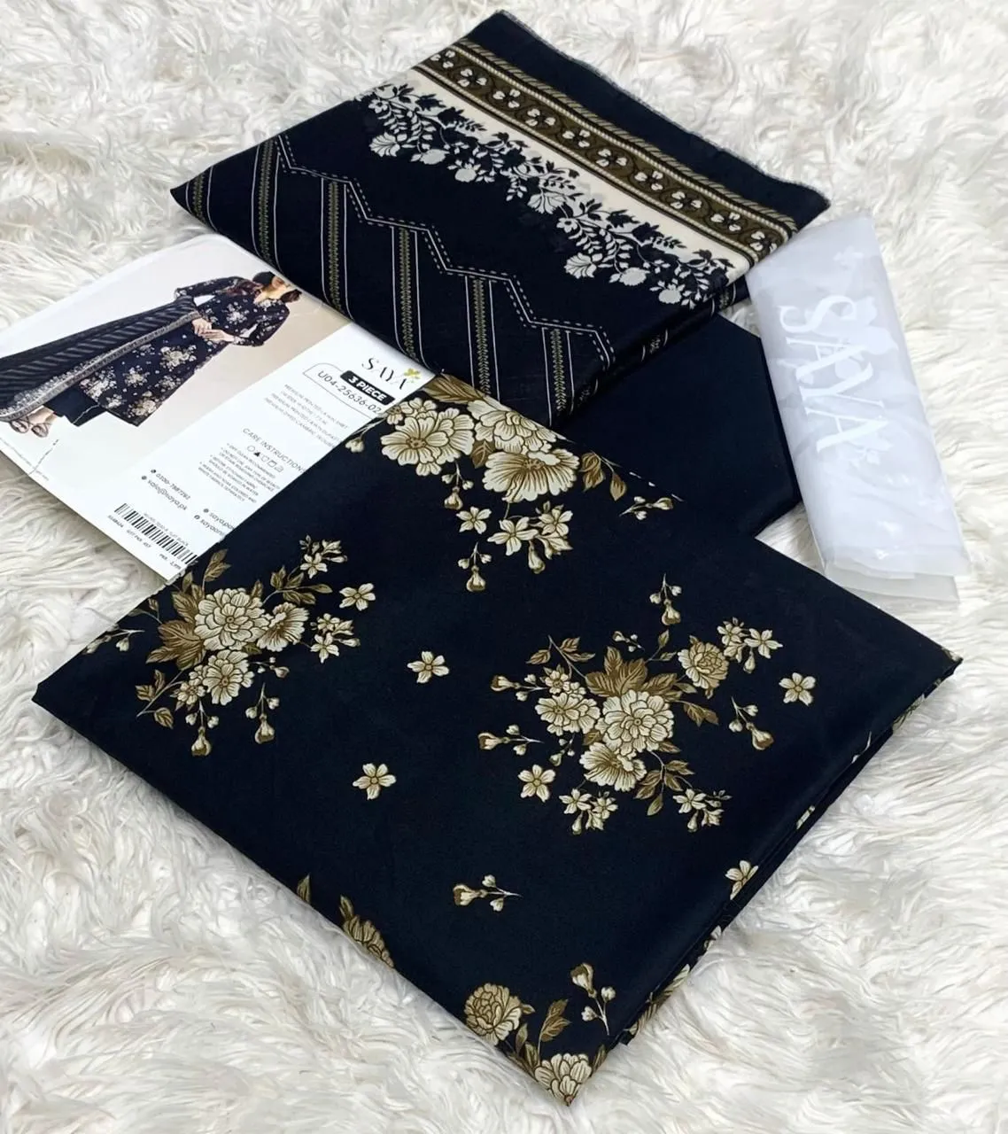 SAYA Lawn 3PC Collection 2026 Original Printed Lawn Suit