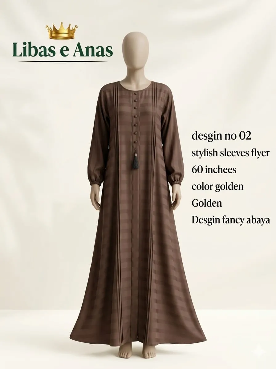 Libas e Anas Plain Designer Abaya 2026 (2)