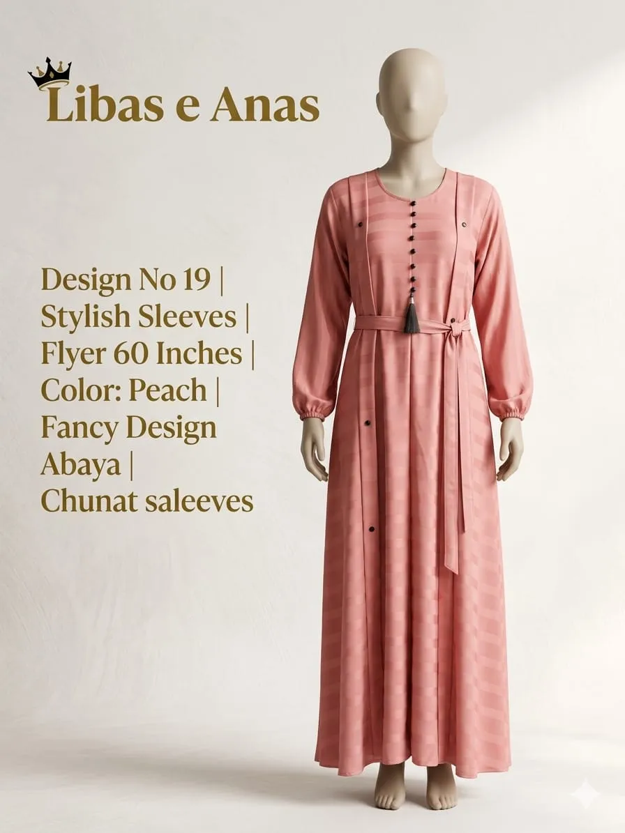 Libas e Anas Plain Designer Abaya 2026 (3)