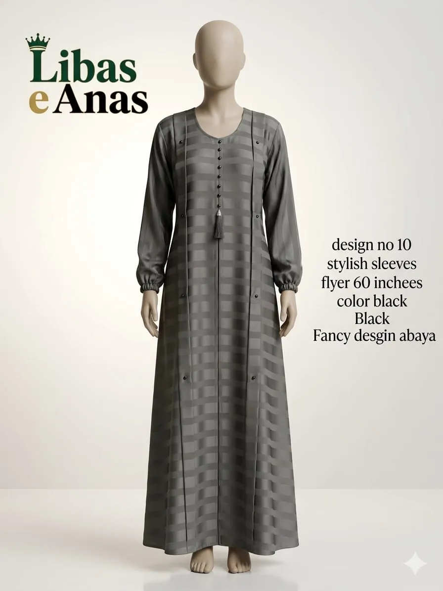 Libas e Anas Plain Designer Abaya 2026 (4)
