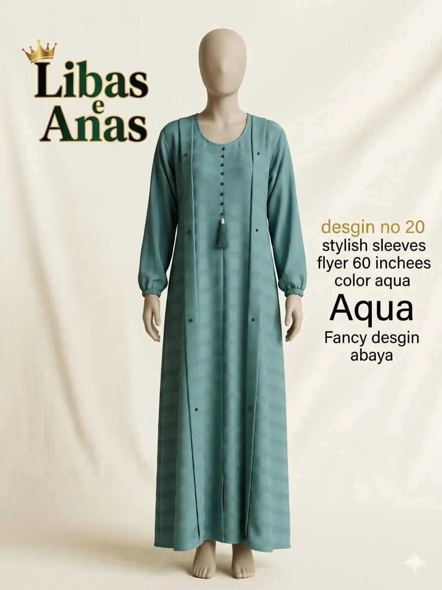 Libas e Anas Plain Designer Abaya 2026 (11)
