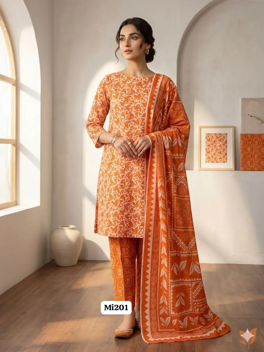 Bareeze Digital Printed Lawn 3PC Suit 2026 (6)