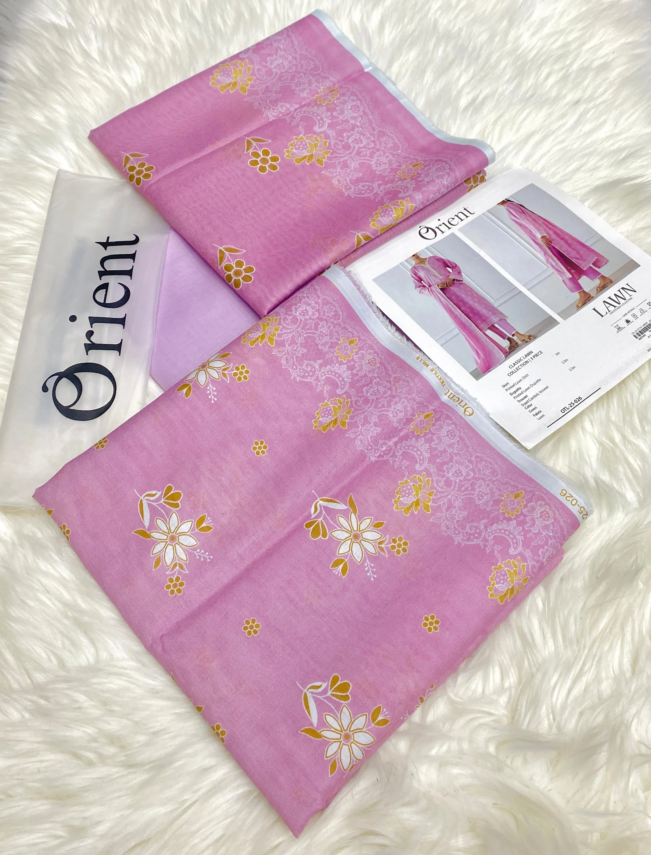 Orient Lawn 3PC Unstitched Suit 2026 (21)