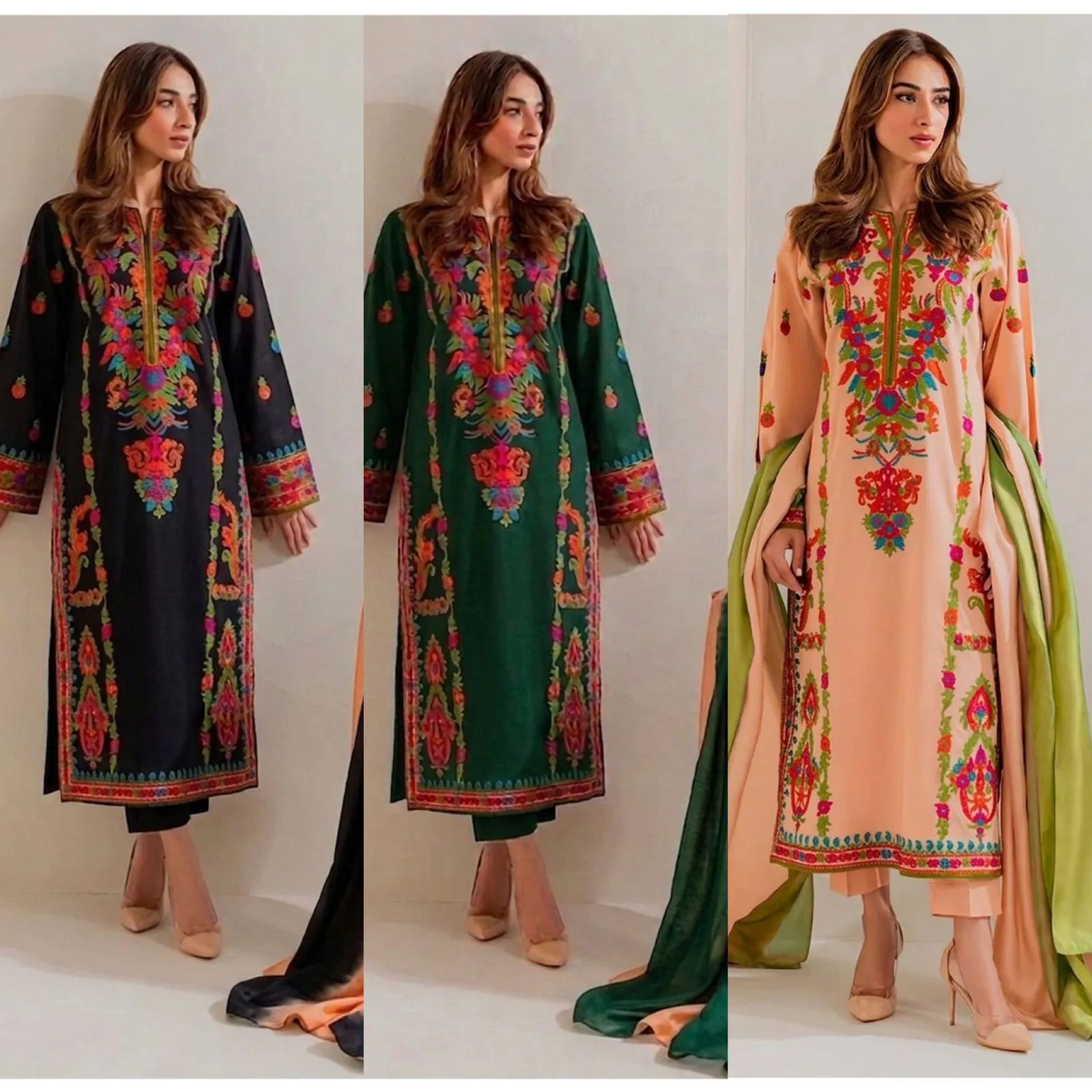 Vintage Tie Dye Suit 2026 | Embroidered Lawn Collection