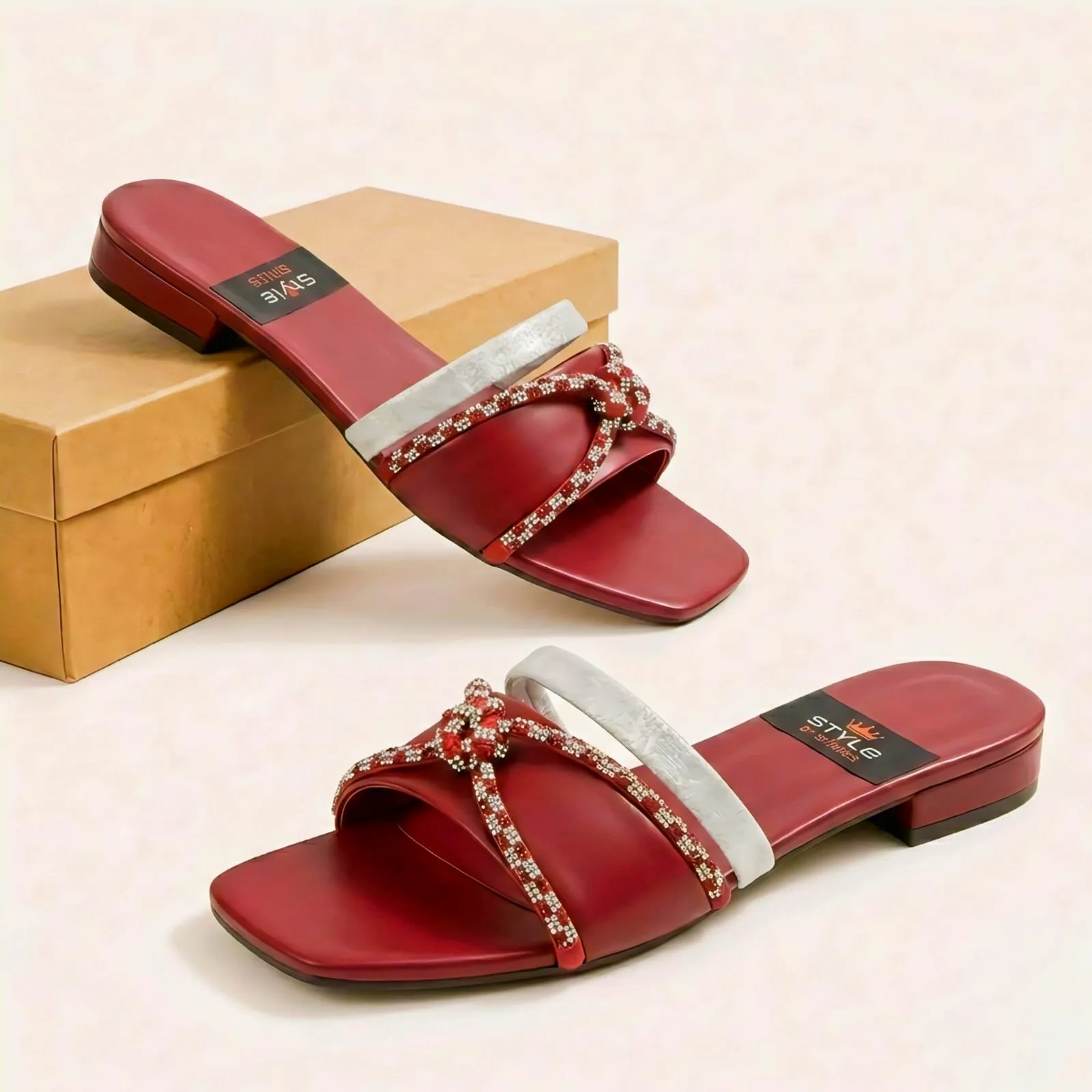 Ladies Low Heel Slippers 2026 | Stylish Daily Wear Footwear