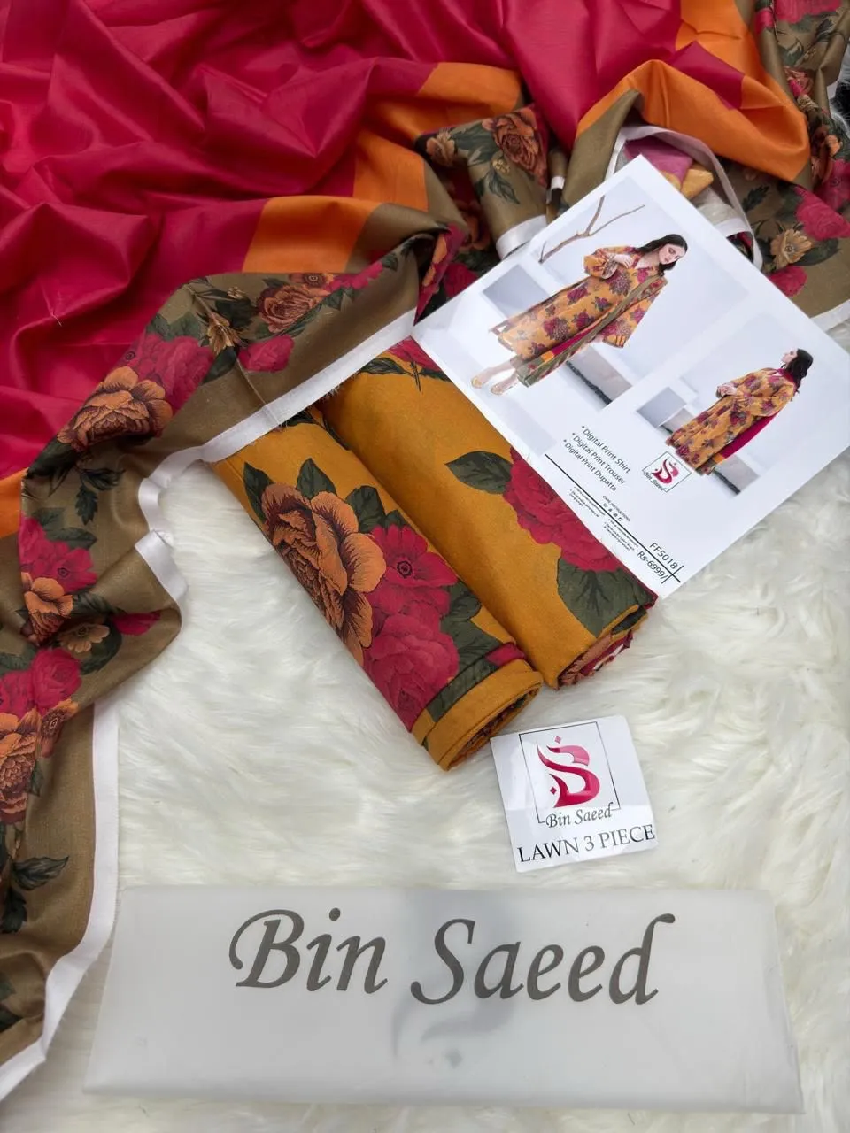 Bin Saeed Opening Suit 2026 (24)