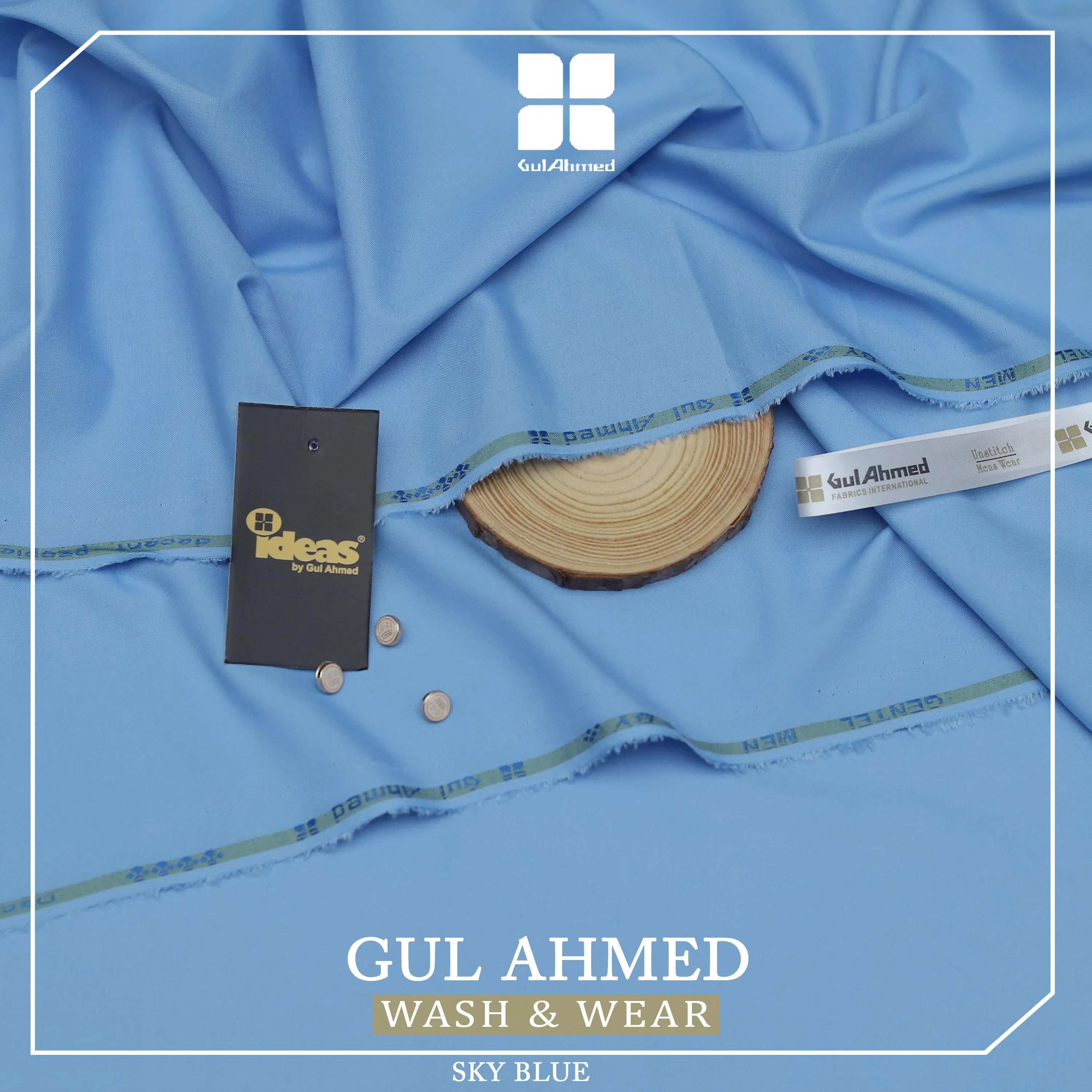 GulAhmed Tropical Wash & Wear 2026 | Luxury Men Fabric Collection