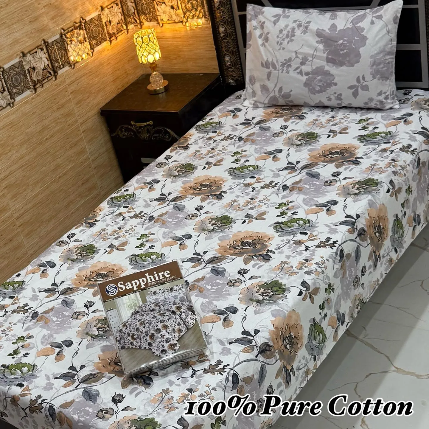 Pure Cotton Bedsheet 4PC Set (3)