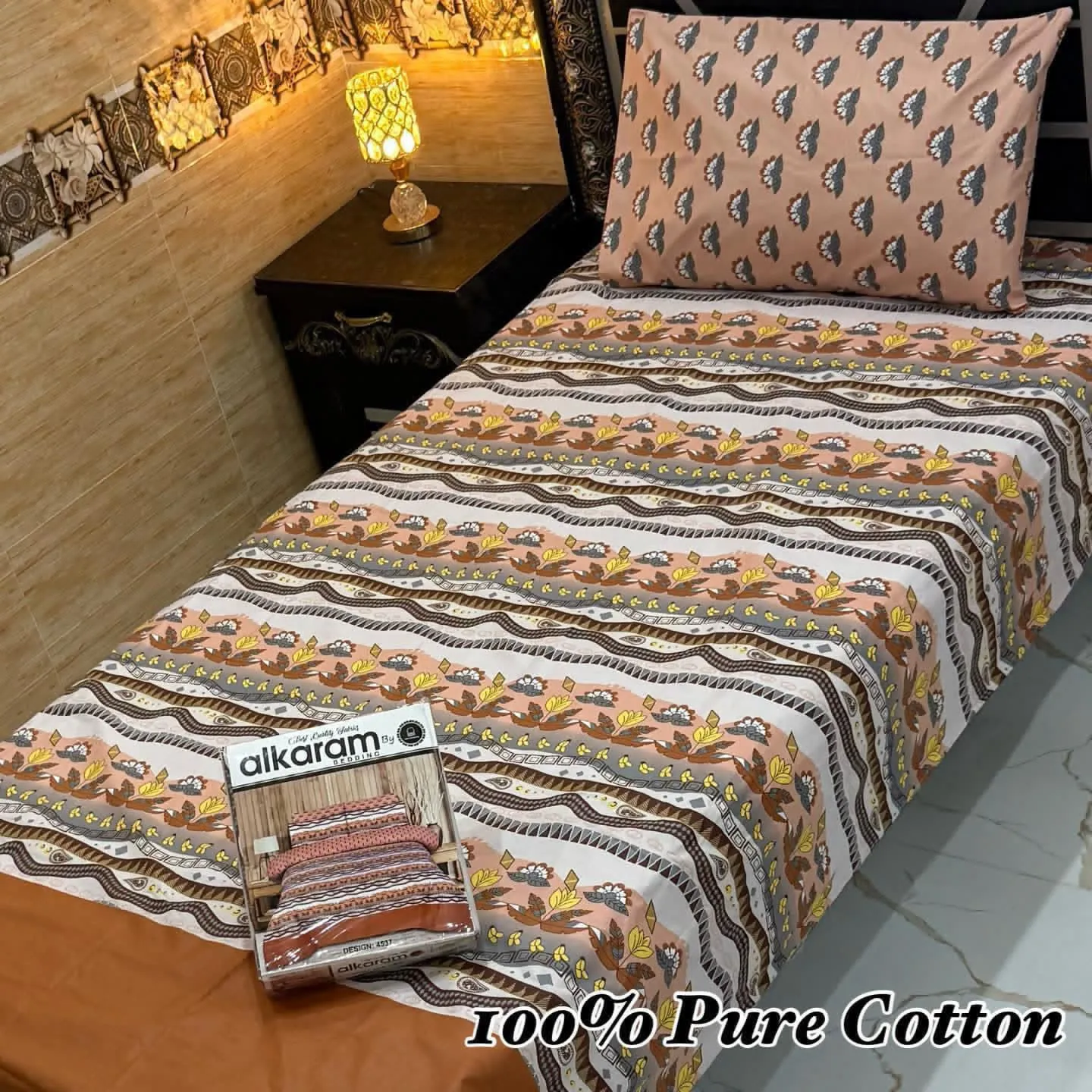 Pure Cotton Bedsheet 4PC Set (6)
