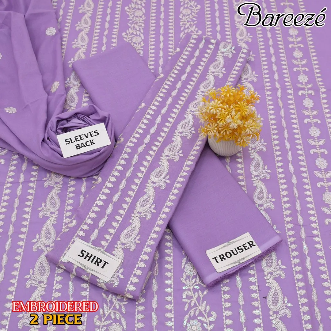 Bareeze Lawn Embroidered 2PC Suit 2026 | Heavy Sequence Collection